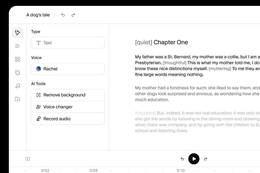 Audiobooks UI mobile
