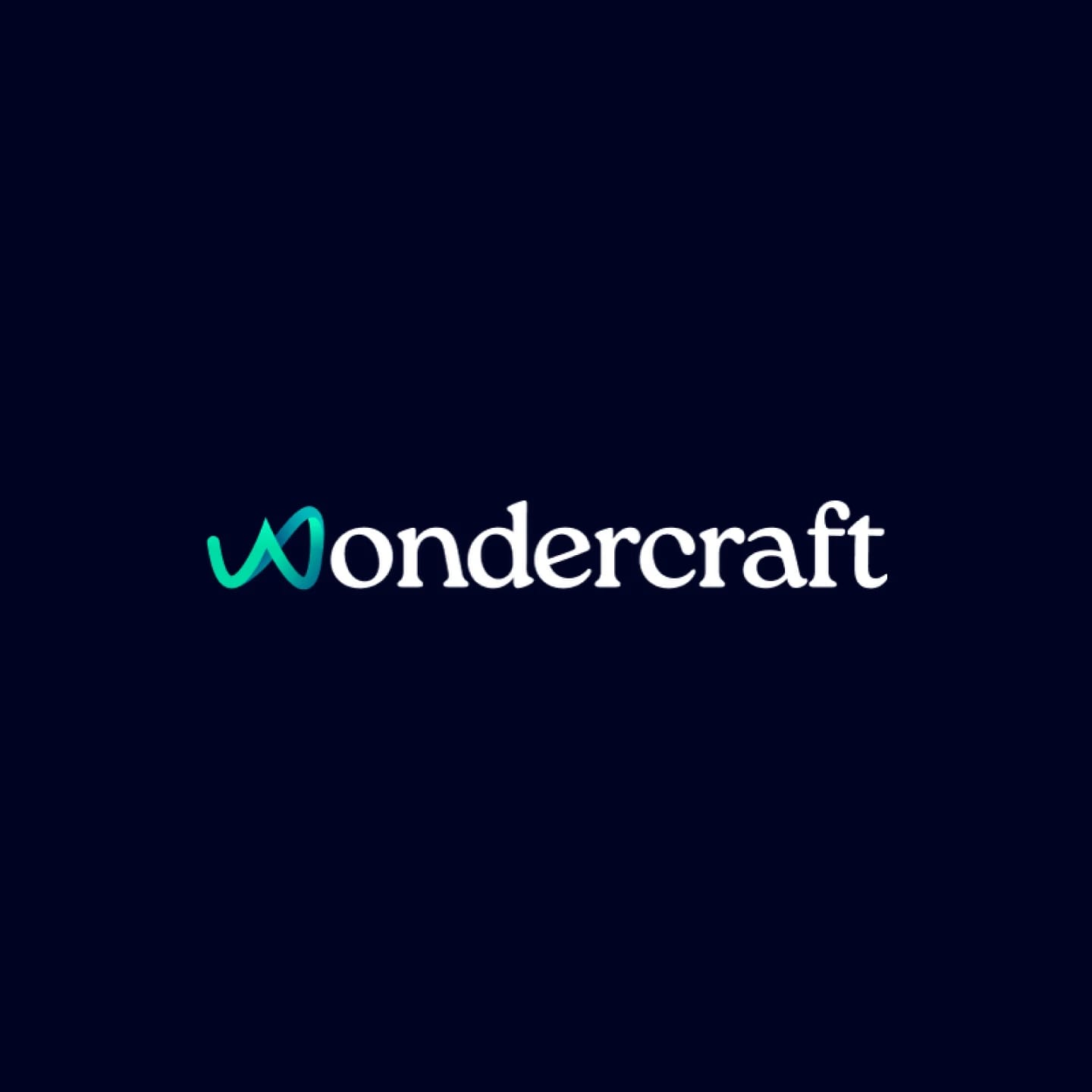 Wondercraft logo on a dark background.