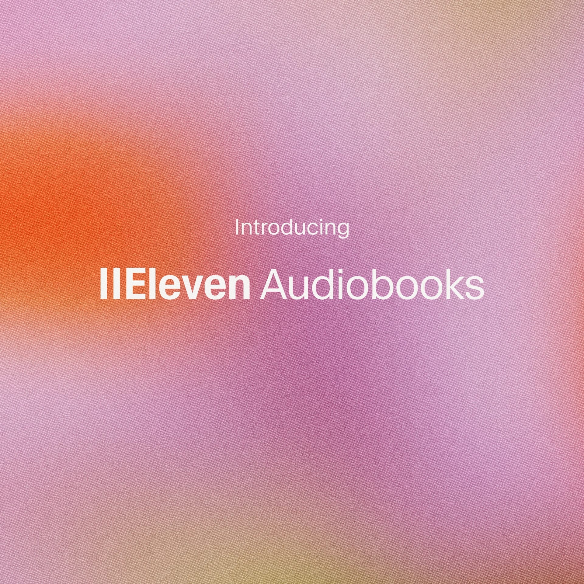 Eleven Audiobooks UI Screenshot