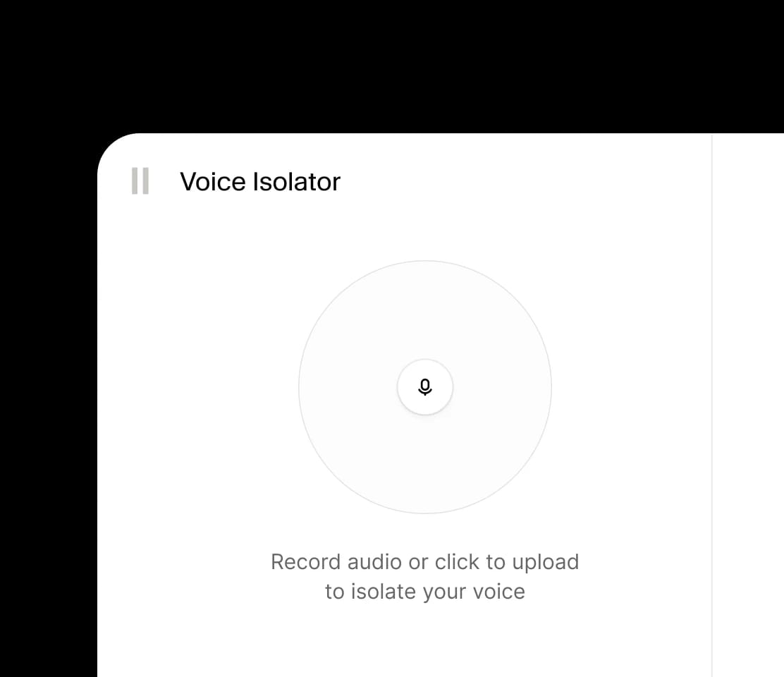 Voice Isolator