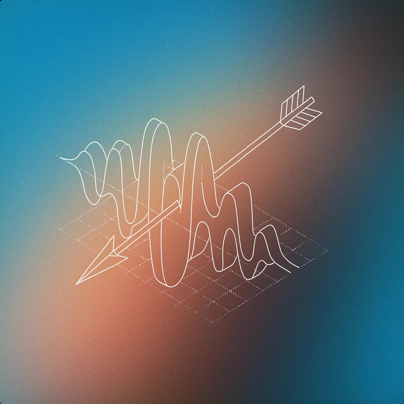 Cover of an arrow piercing through a stylized soundwave for Arrow sound effects