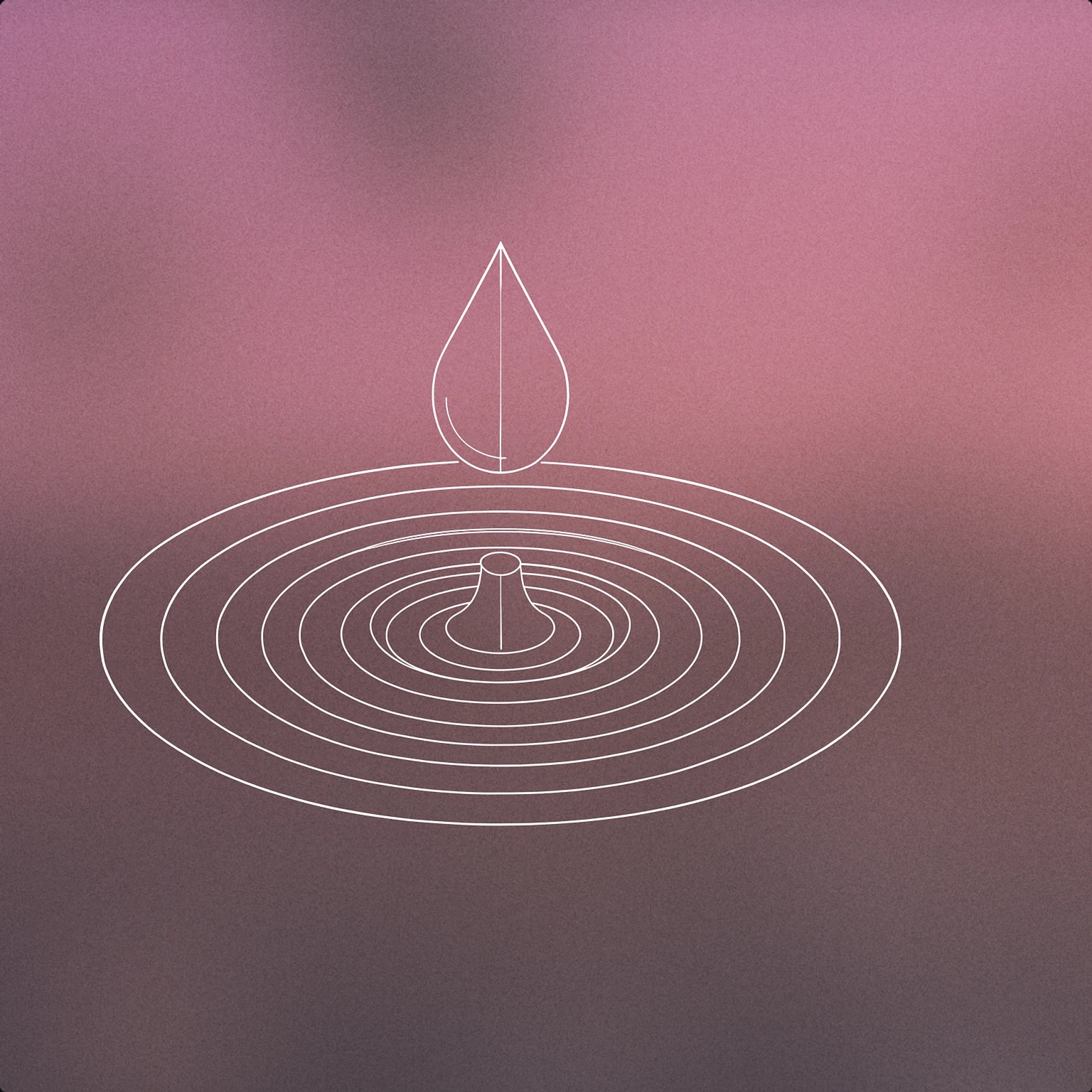 Cover of A stylized water droplet creating concentric ripples on a flat surface for Drop sound effects