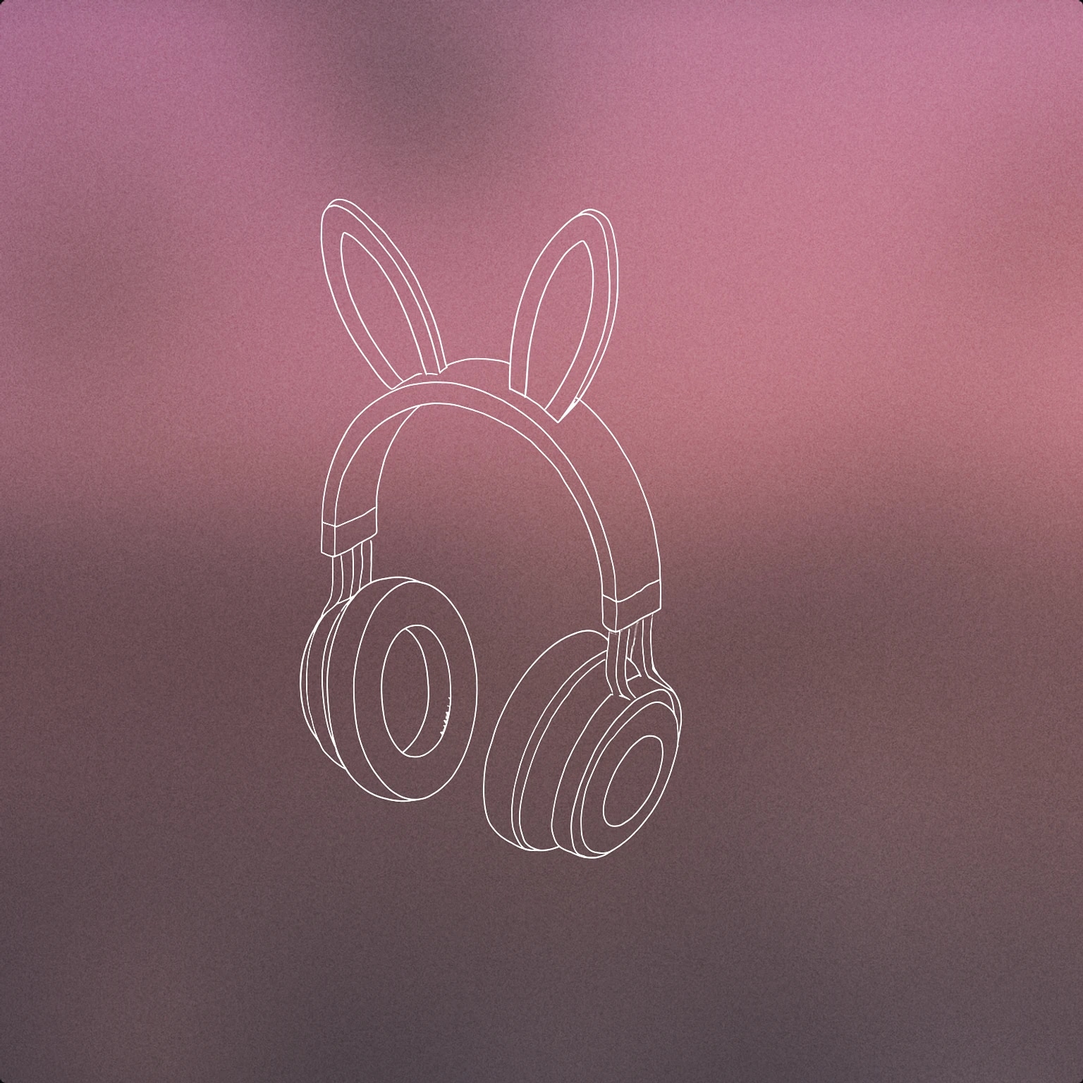 Cover of Rabbit ear shaped headphones for Rabbit sound effects