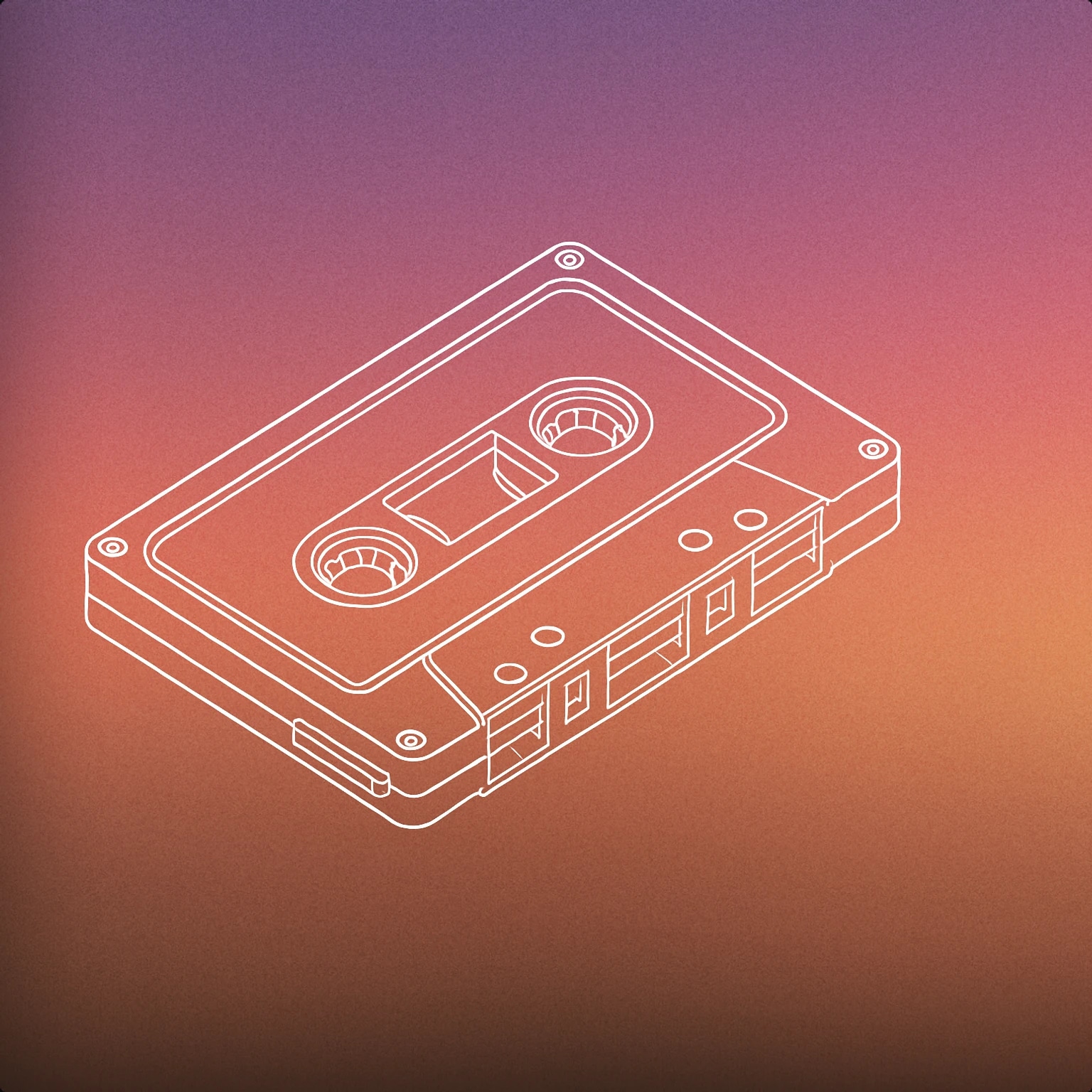 Cover of A compact, closed audio cassette tape with visible reels for Box sound effects