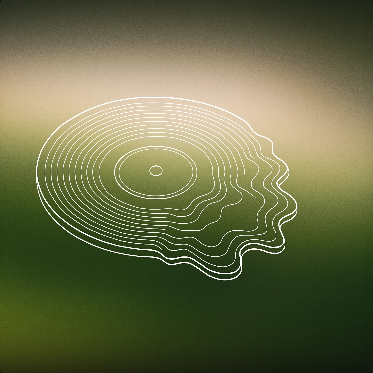 Cover of A vinyl record with a portion melted and deformed as if exposed to intense heat for Burn sound effects