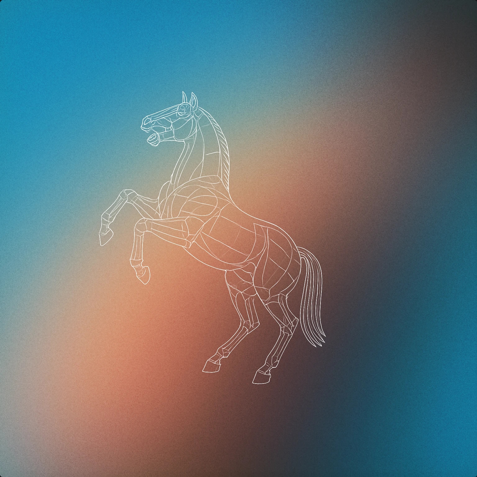 Cover of rearing horse with open mouth for Horse Whinny sound effects