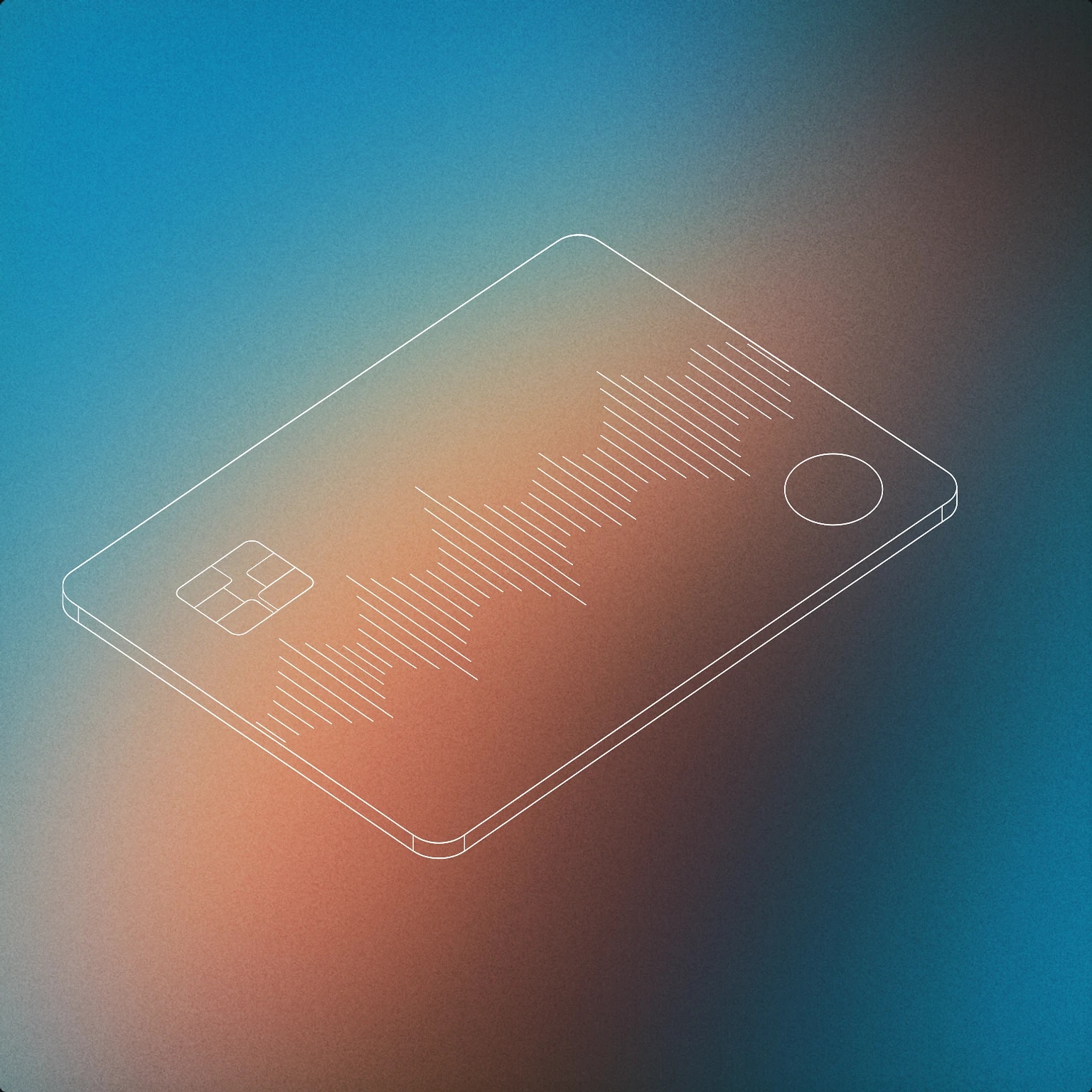 Cover of A minimalist credit card with a subtle embedded soundwave pattern across its surface for Payment sound effects