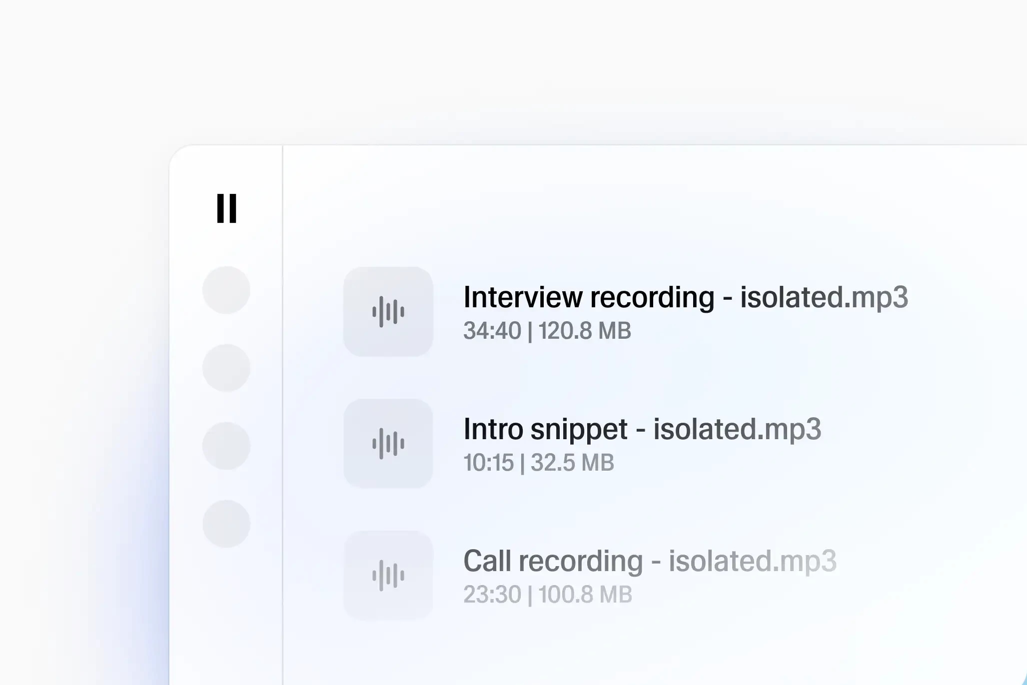 Clean audio that’s accessible and professional