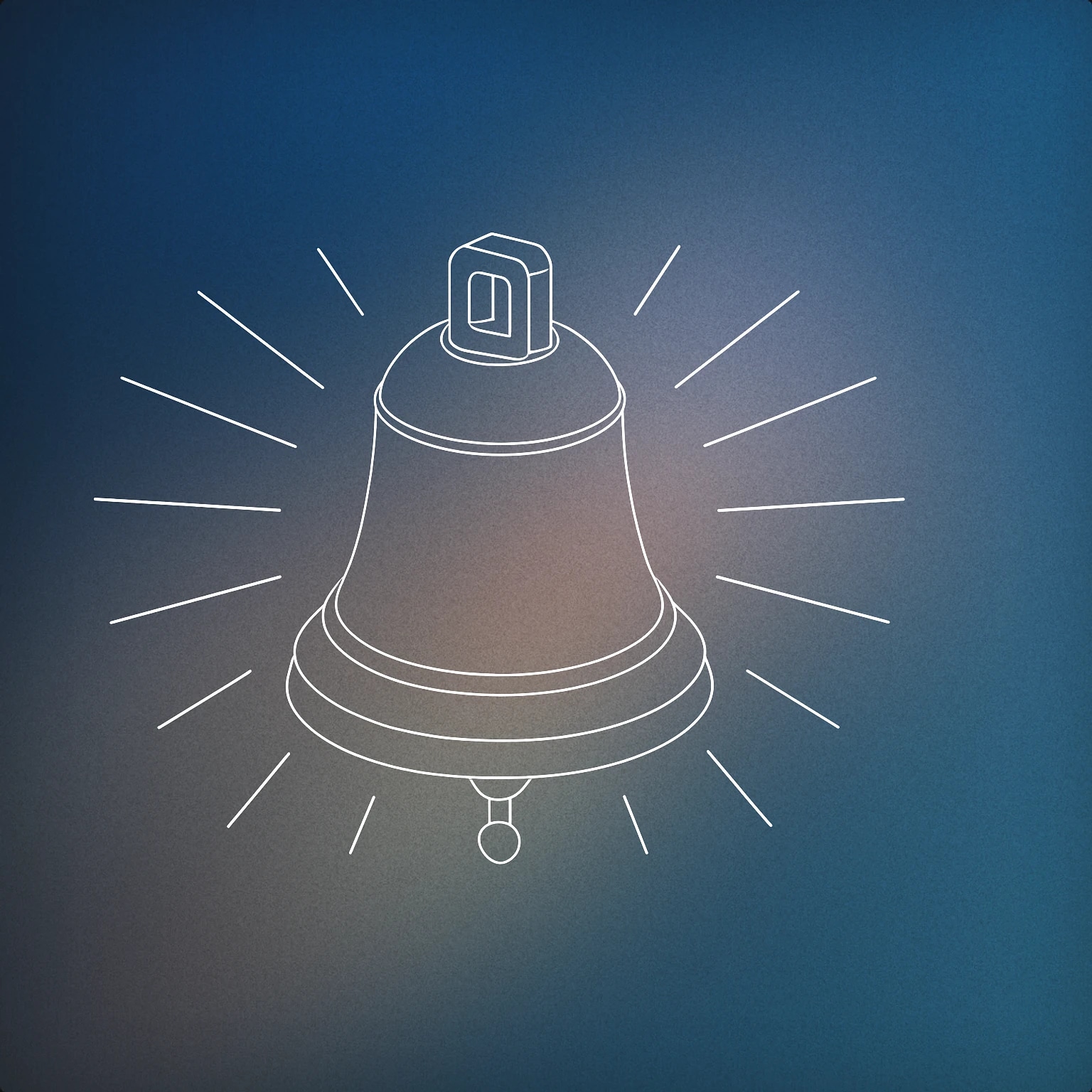 Cover of A single, stylized bell with radiating lines to suggest a clear, resonant chime for Sparkling sound effects