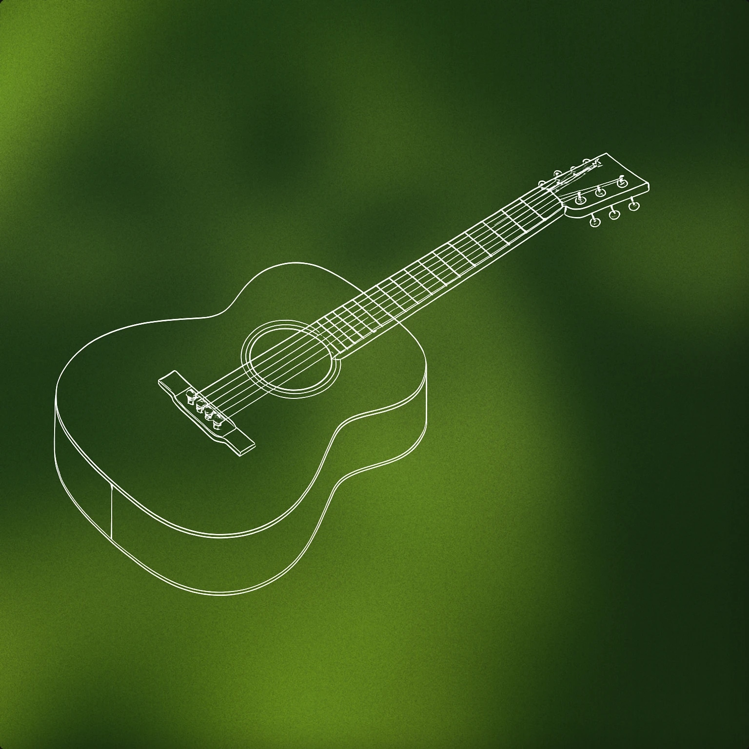 Cover of acoustic guitar for Country sound effects