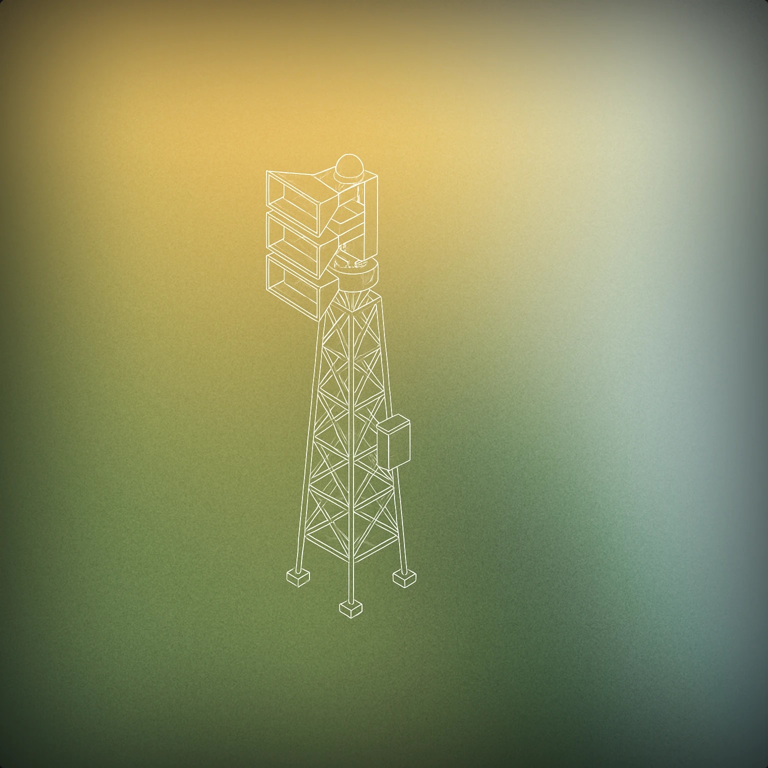 Cover of An air raid siren tower for War sound effects