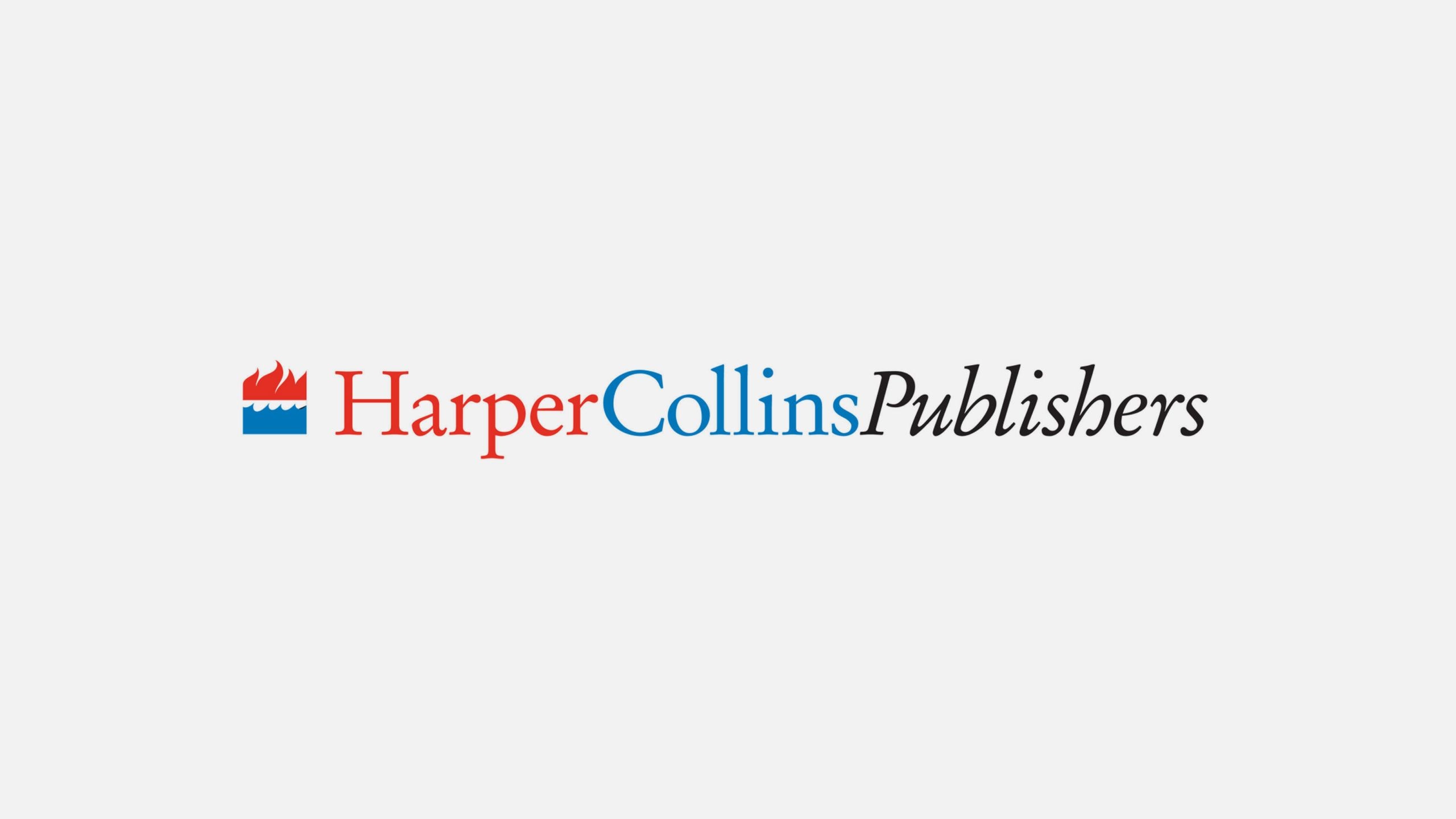 HarperCollins Publishers logo with a red and blue flame icon.