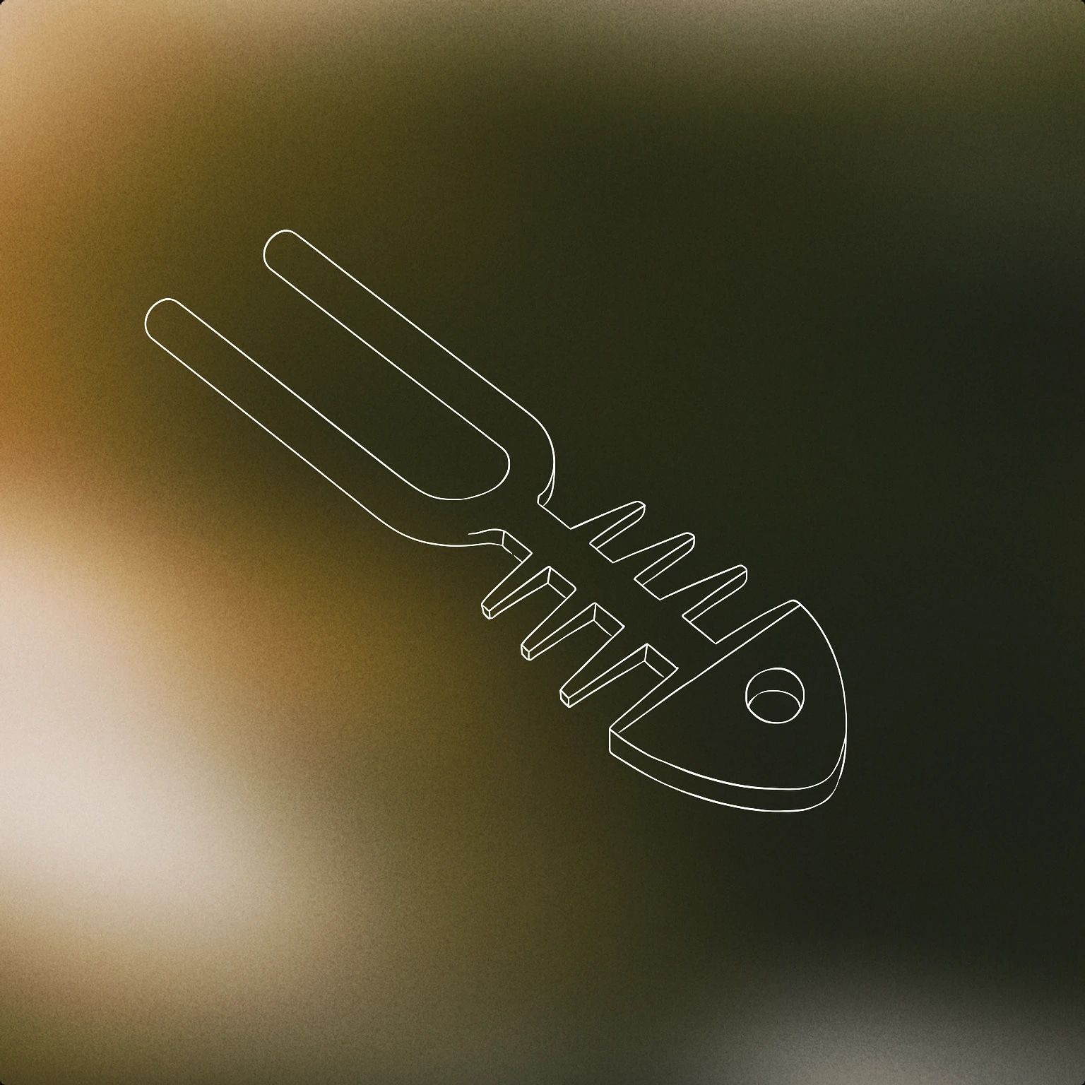 Cover of Fishbone-shaped tuning fork for Fish sound effects