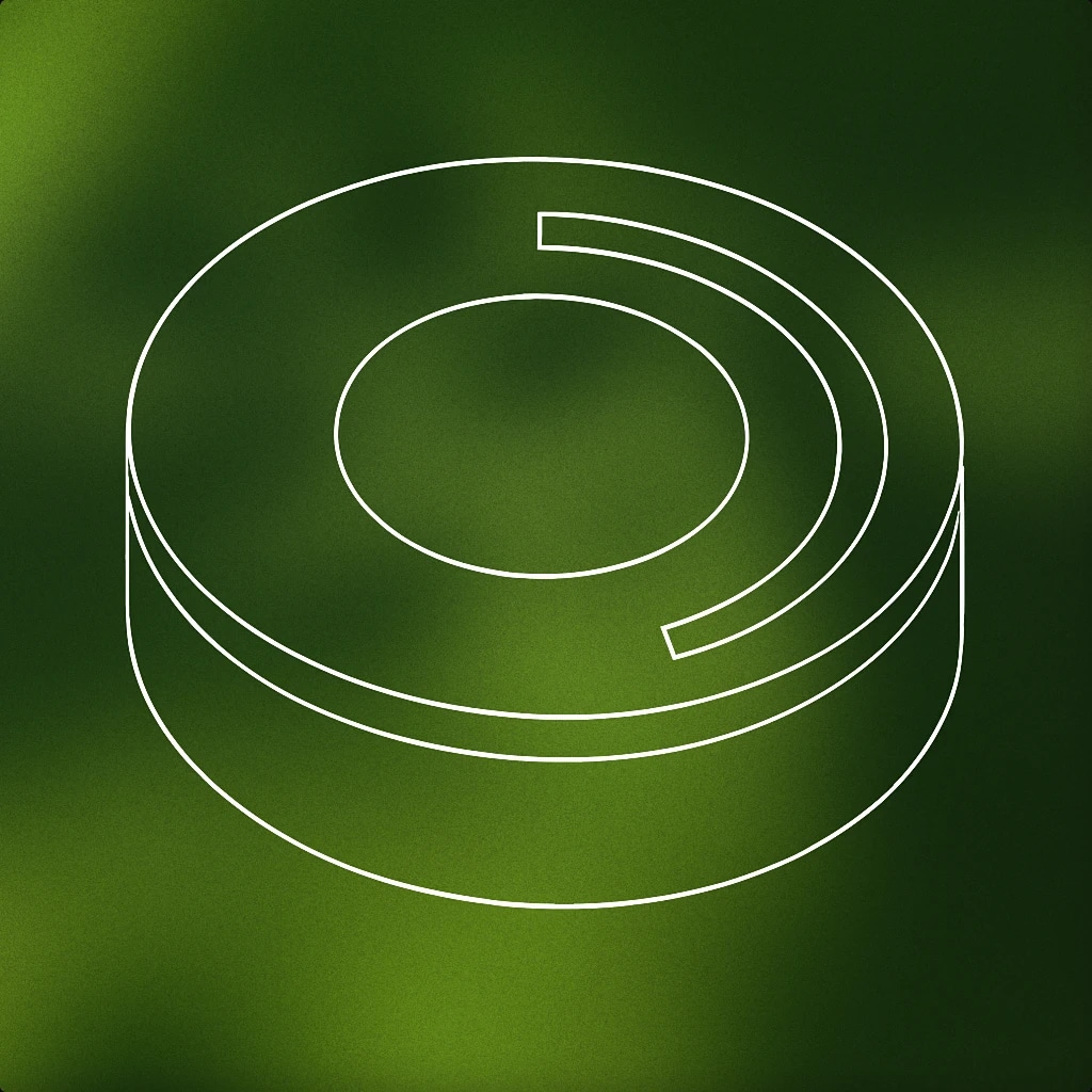 Cover of A single circular record button with a subtle circular progress indicator partially filled around its edge for Reload sound effects