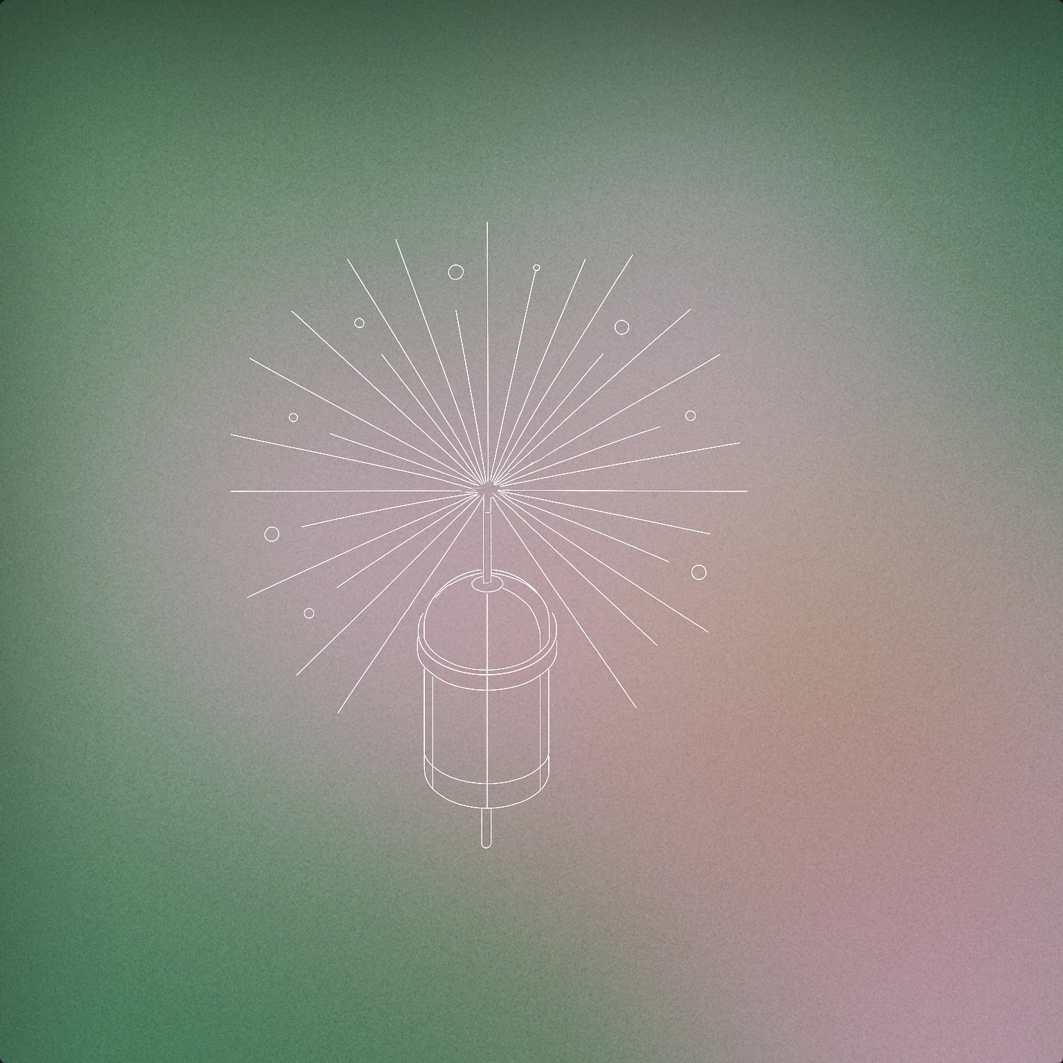 Cover of A single, stylized firework shell mid-explosion, with radiating lines representing the burst for Fireworks sound effects