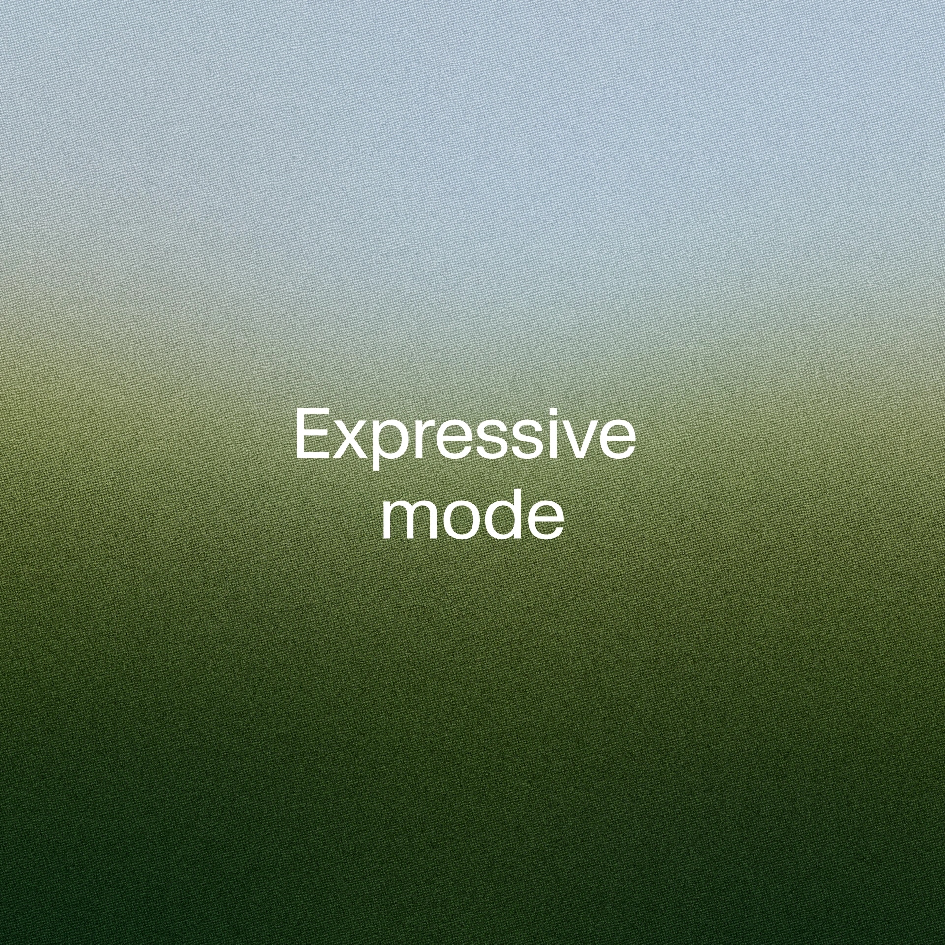 expressive mode