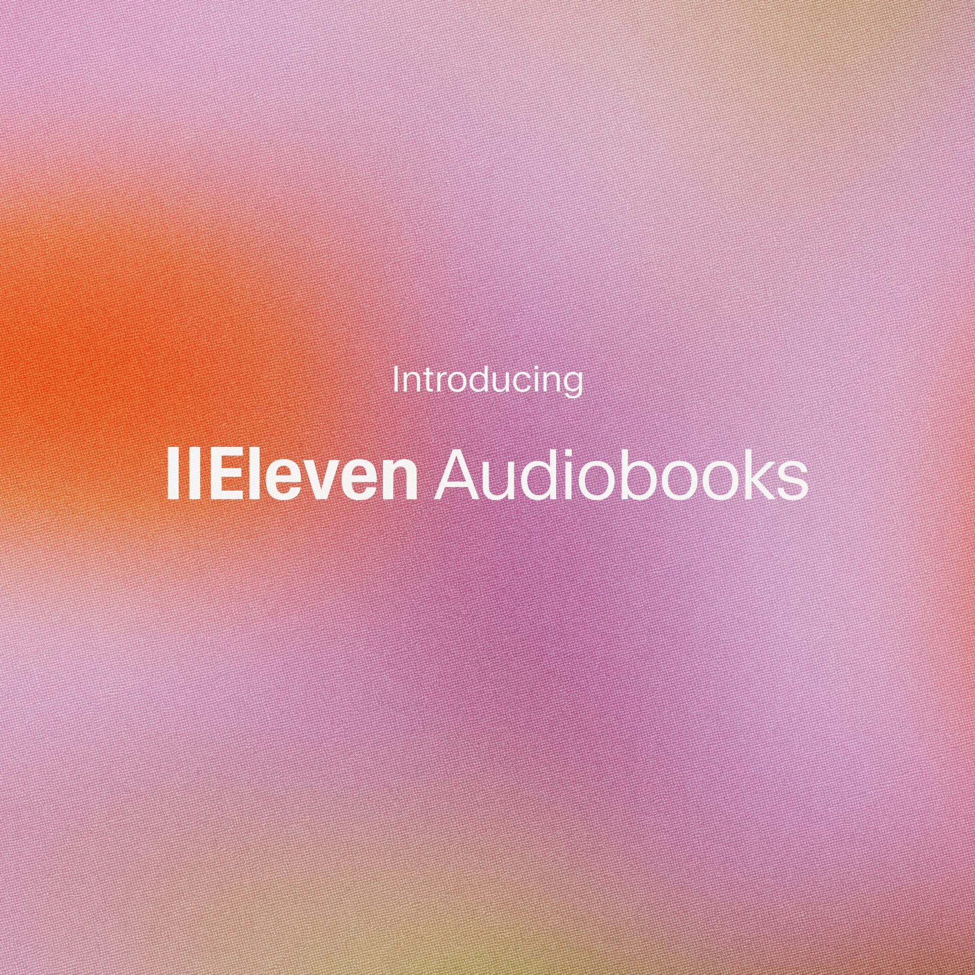 Eleven Audiobooks UI Screenshot