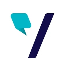 A speech bubble and a forward slash symbol.