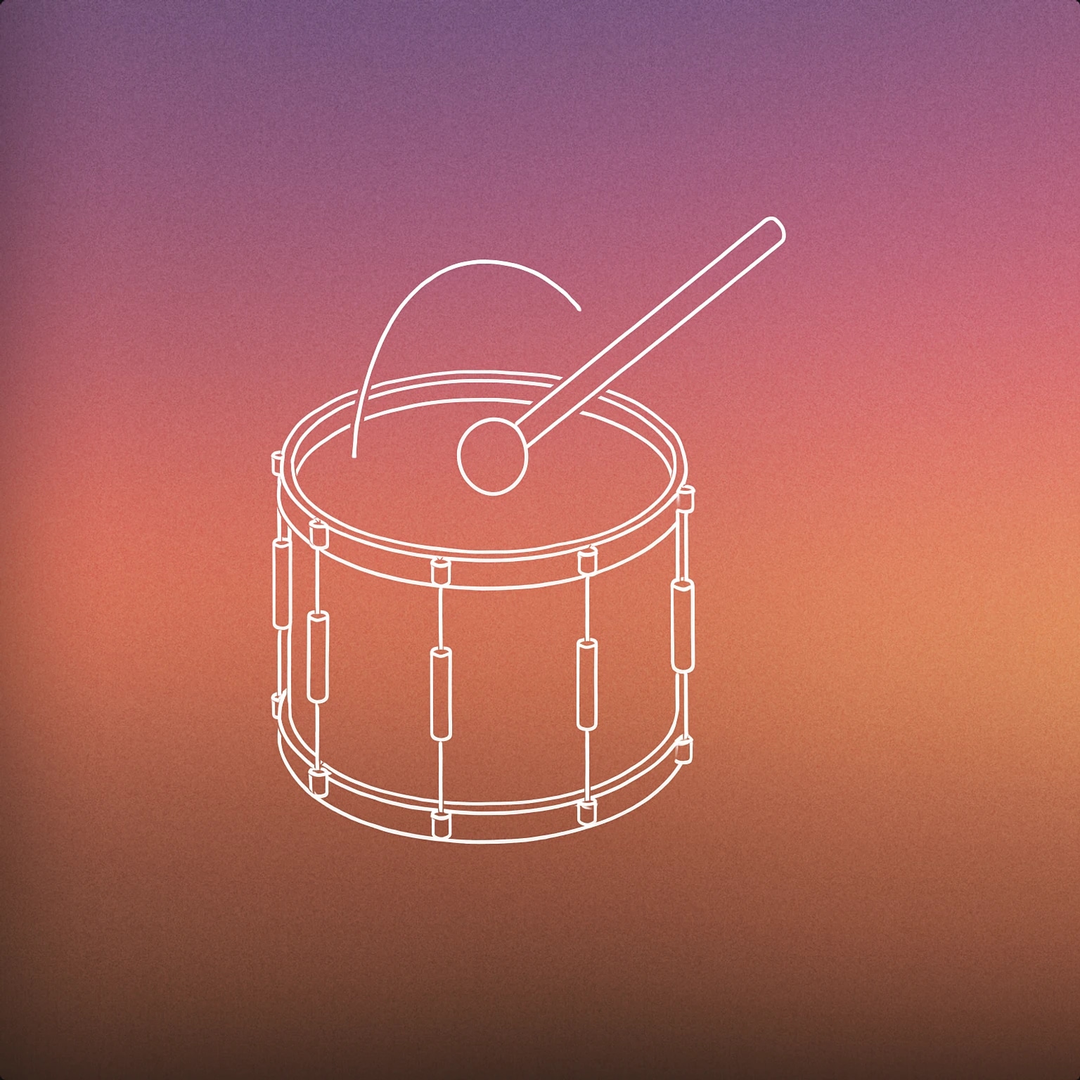 Cover of A single stylized drum with a visible mallet striking its surface, and a simple arc above the drumhead to indicate the bounce of the mallet for Bounce sound effects