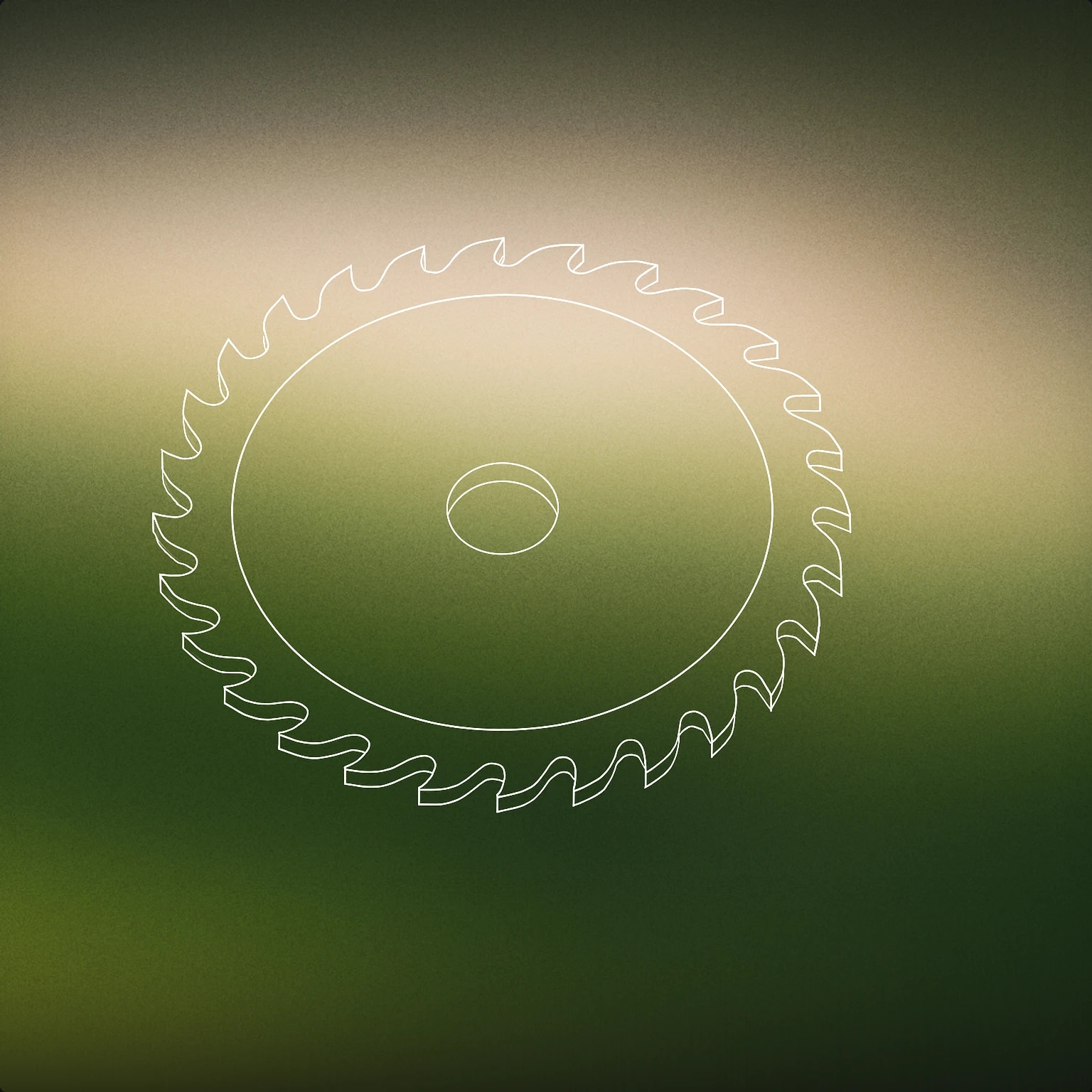 Cover of Circular sawblade with sharp, evenly spaced teeth and a central hole for Sawblade sound effects