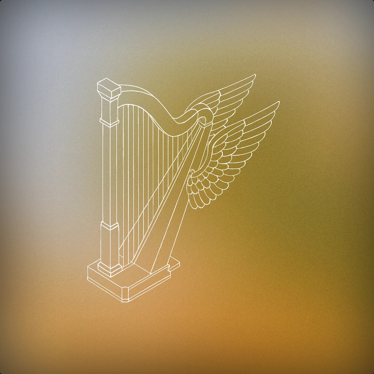 Cover of A stylized harp with wings attached to its sides for Angel sound effects