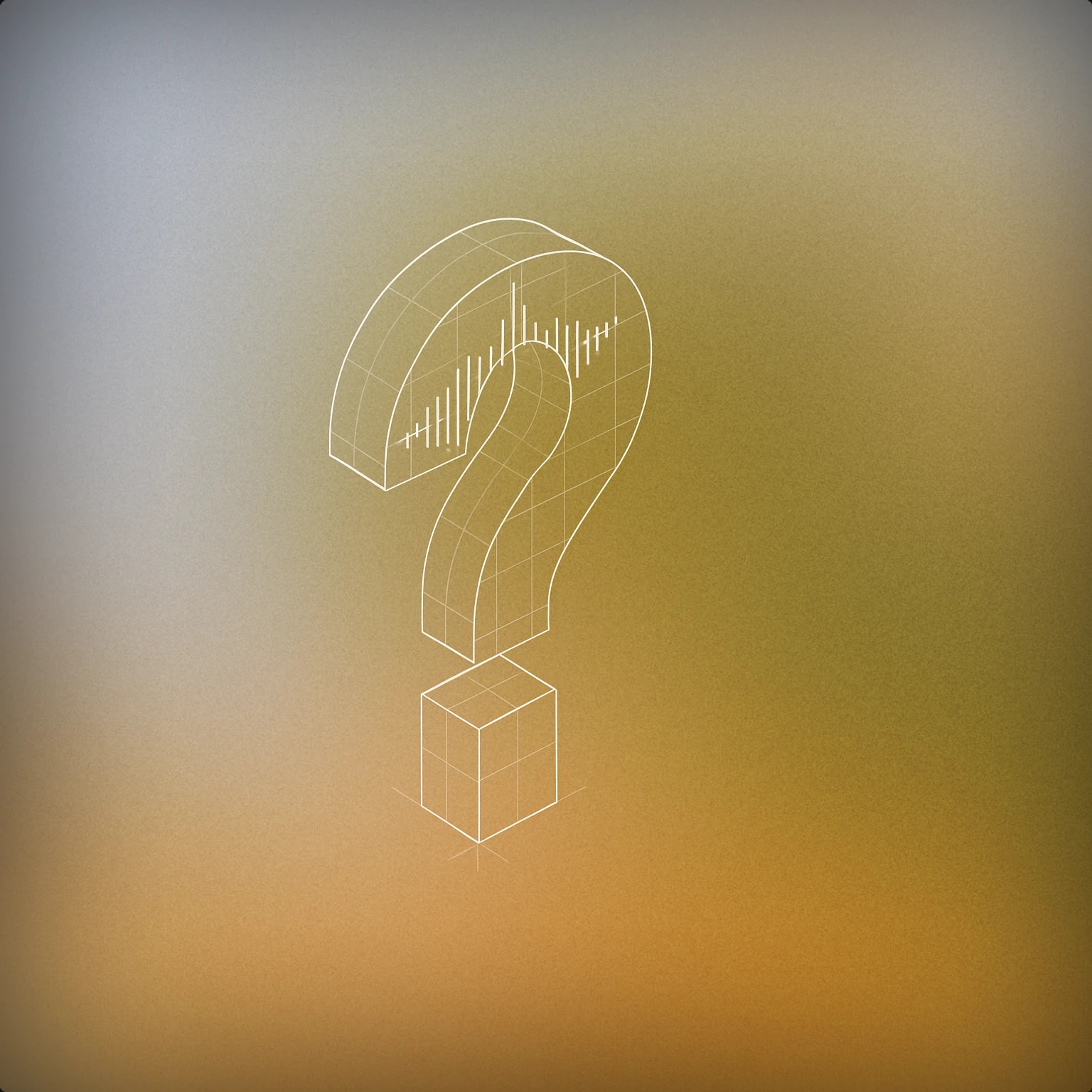 Cover of question mark with embedded soundwave pattern for What sound effects