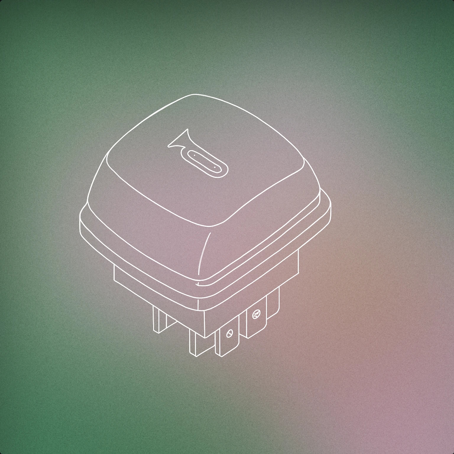 Cover of car horn button for Honk sound effects