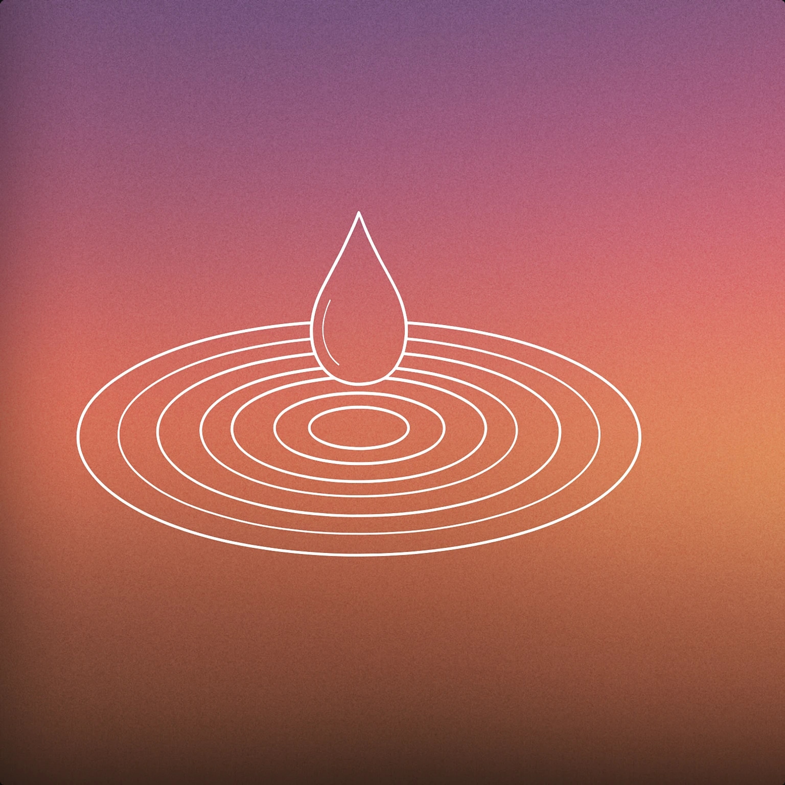 Cover of A single droplet gently creating ripples on a calm surface for Water Drop sound effects
