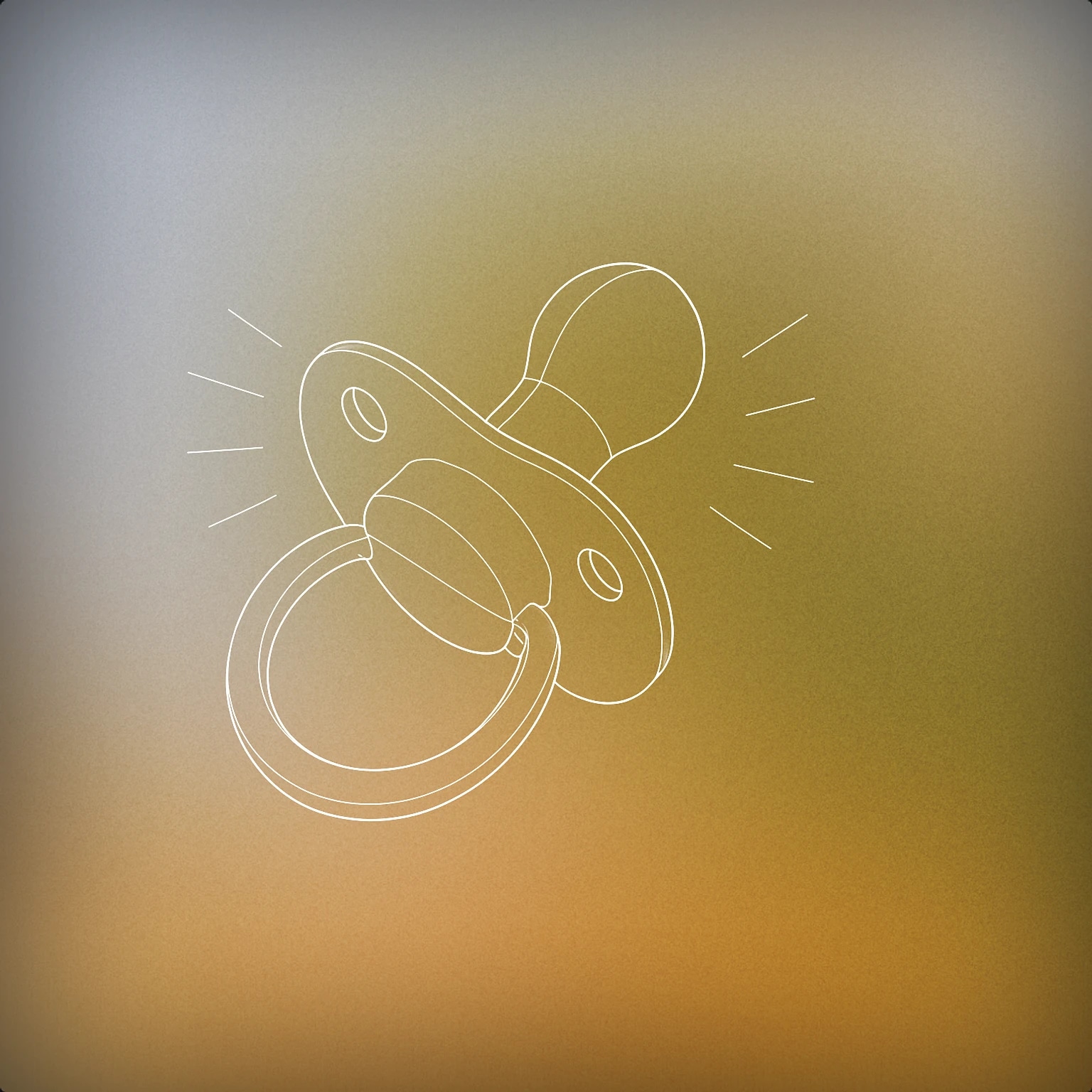 Cover of Pacifier with subtle radiating sound lines for Baby Cry sound effects