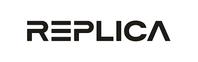 Replica logo in black text on a white background.