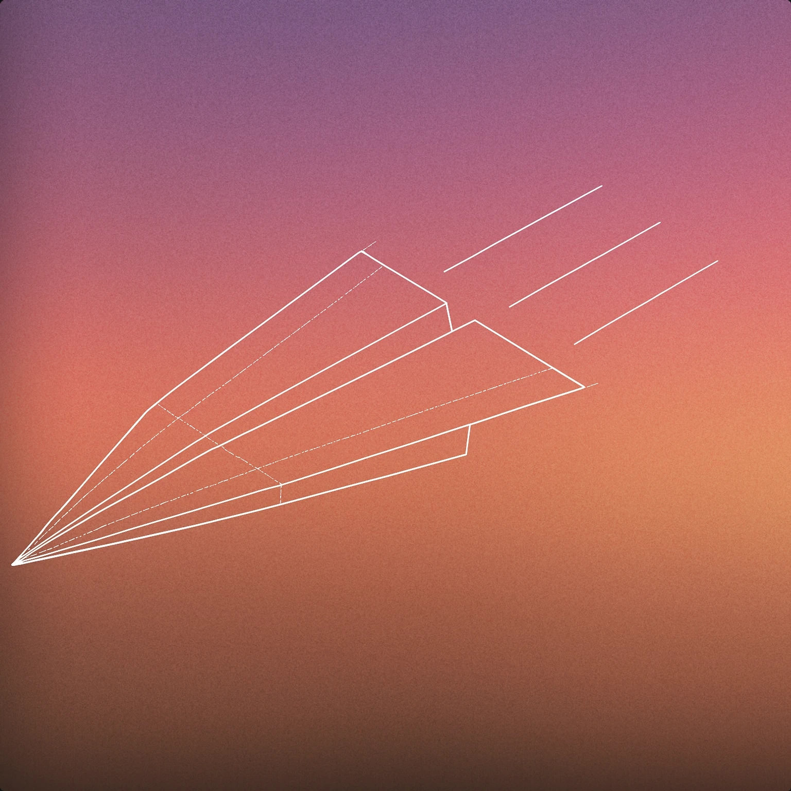 Cover of A streamlined paper airplane with motion trails for Fast Whoosh sound effects