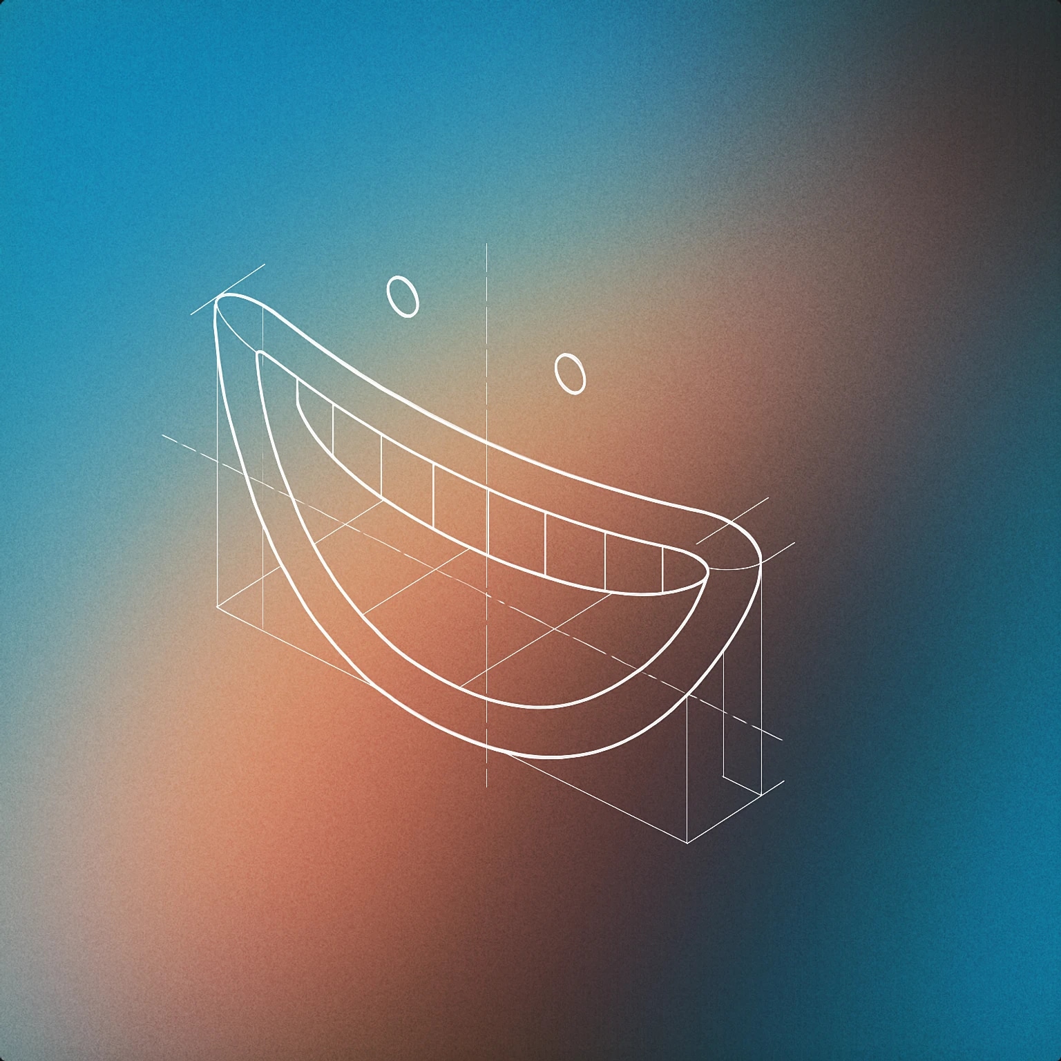 Cover of A simple open mouth with a broad, smiling expression and two small dots to suggest eyes for Child Laugh sound effects