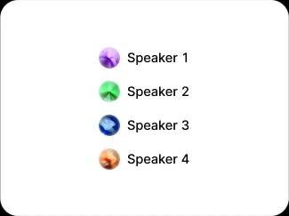 Speaker labeling