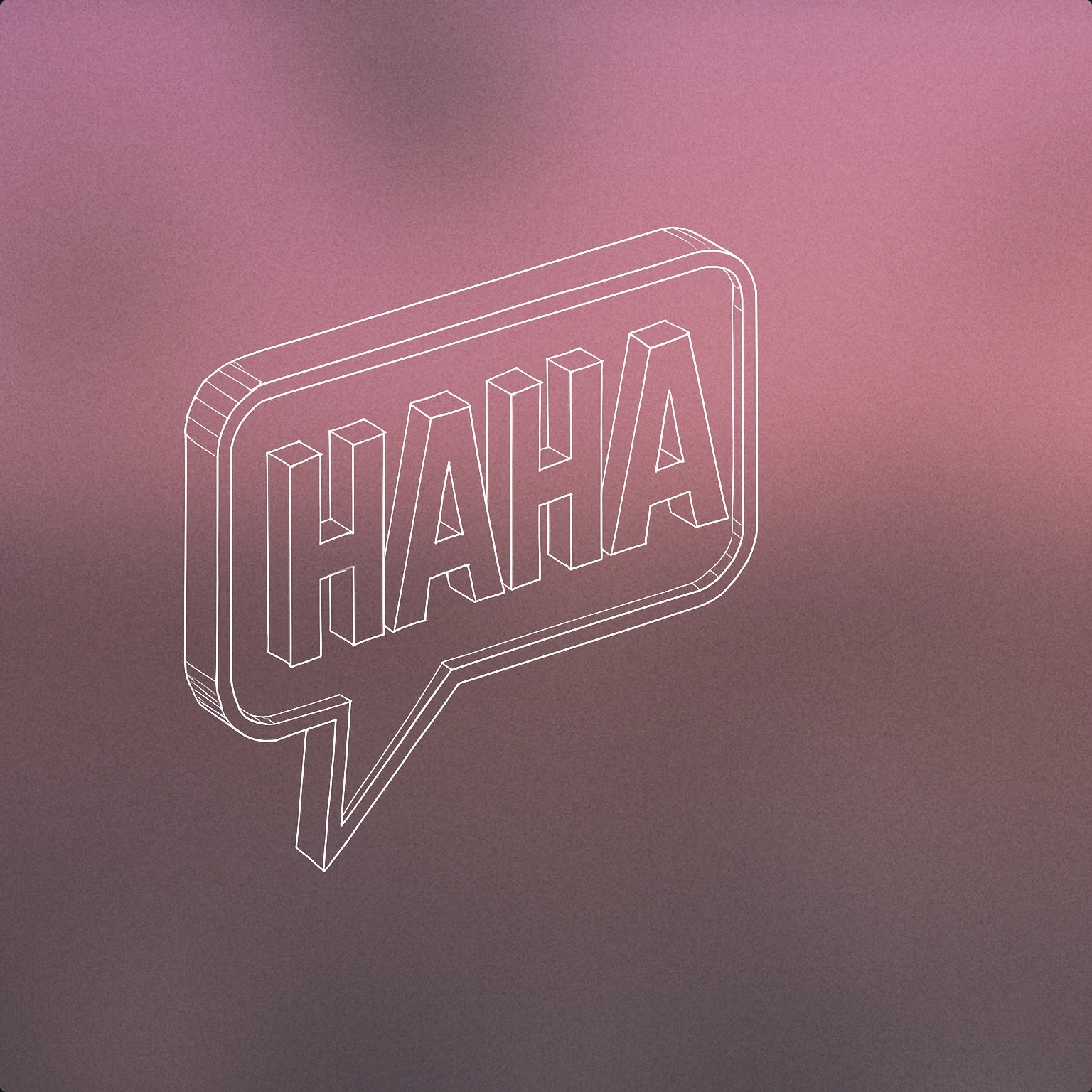 Cover of A stylized 'Haha' text with exaggerated comic-style speech bubble for Memes sound effects
