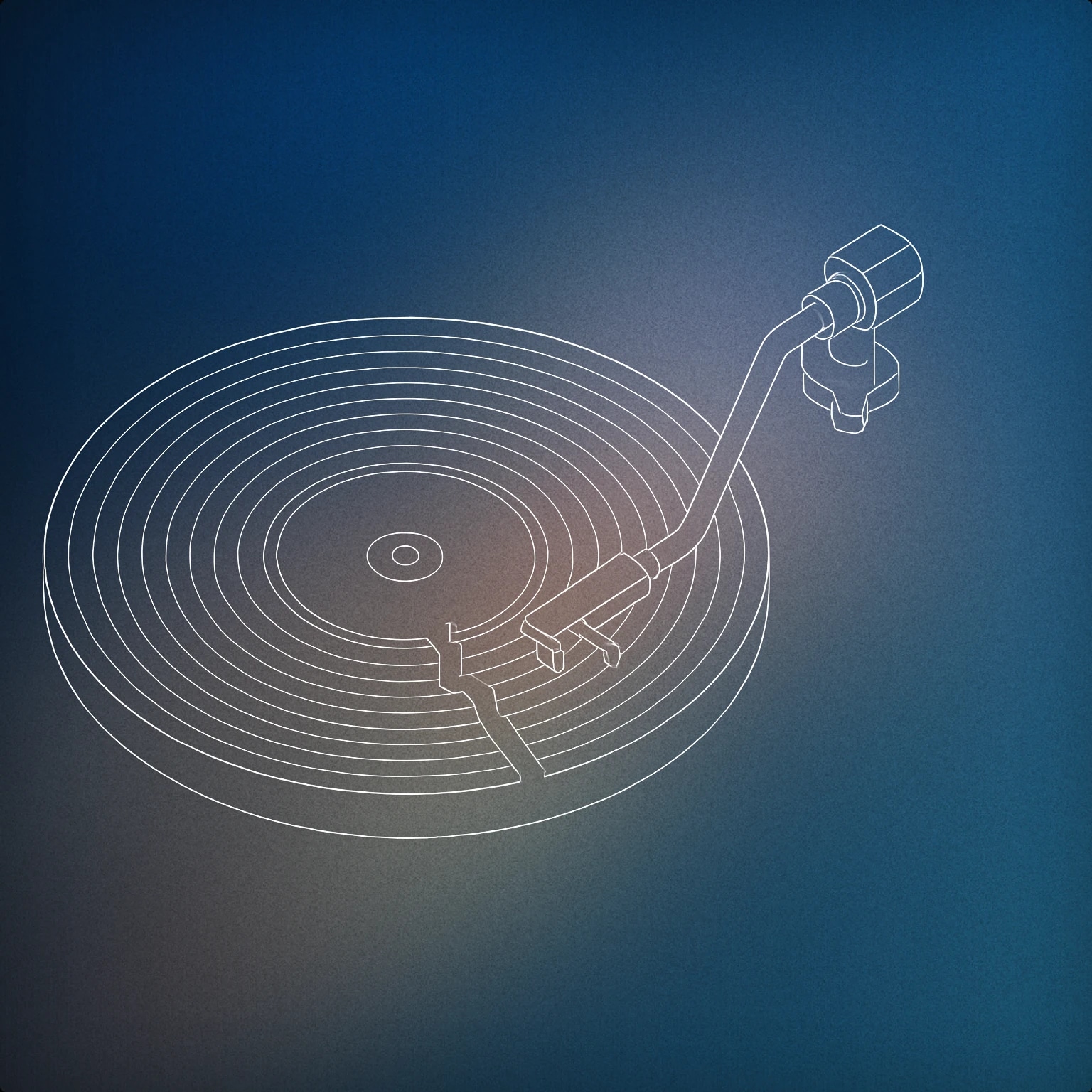 Cover of A vinyl record with a visible groove interruption and a stylized tonearm paused above the skip for Record Skip sound effects