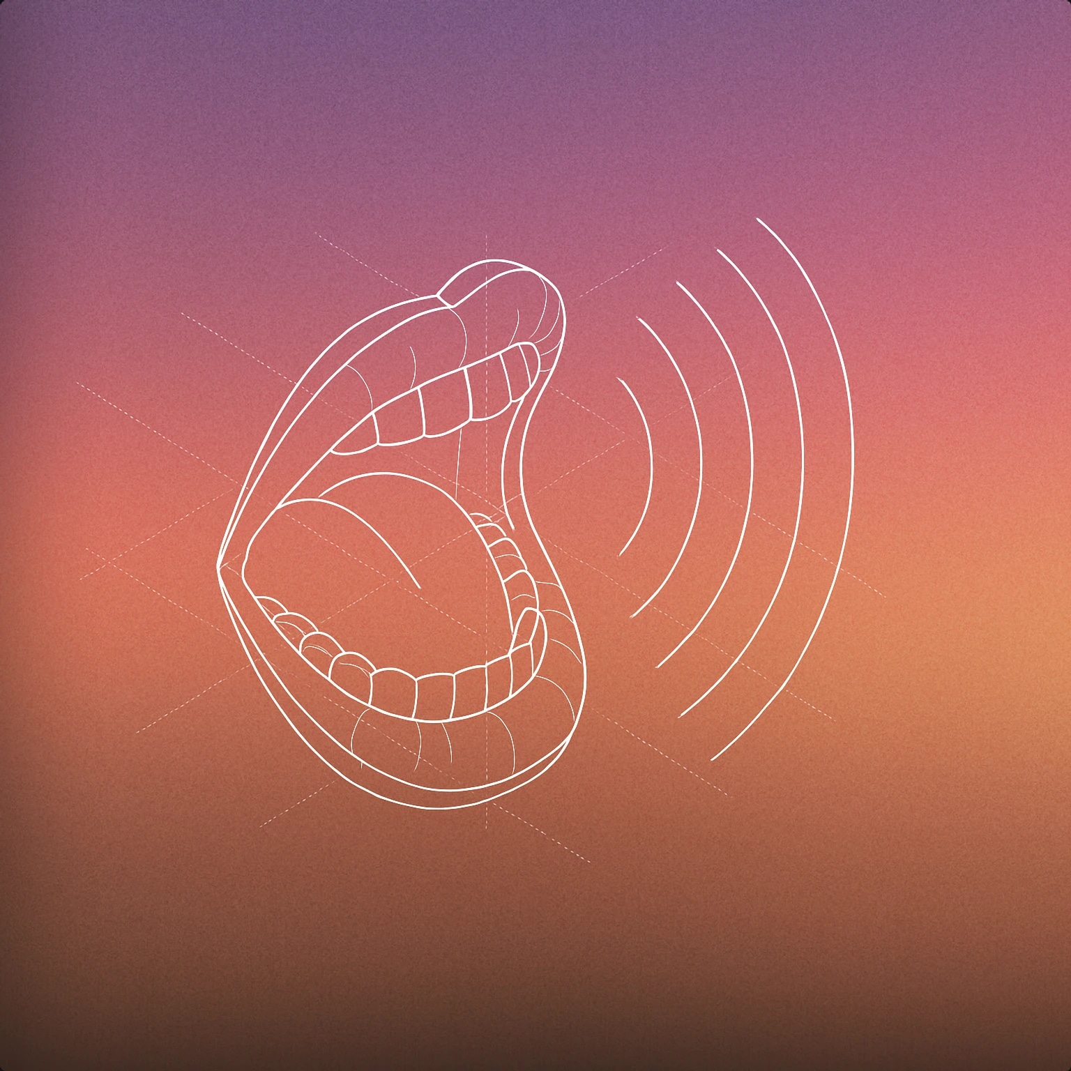 Cover of a stylized open mouth with curved lines emanating outward for Booing sound effects