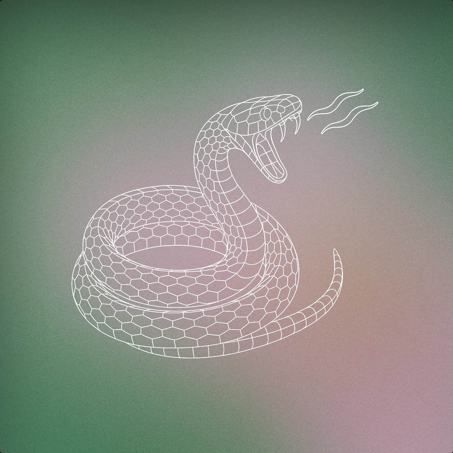 Cover of a coiled snake with its mouth open, emitting stylized wavy lines from its mouth for Hissing sound effects