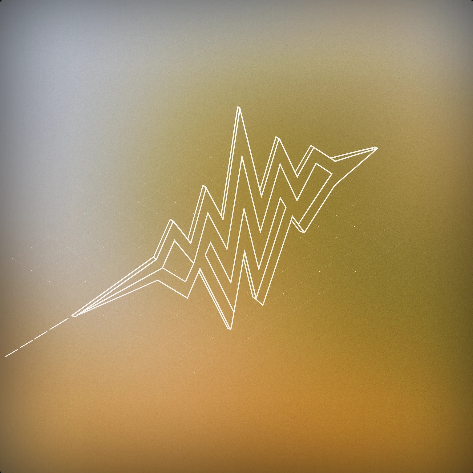 Cover of A stylized, minimal soundwave sharply expanding outward from a single point for Burst sound effects