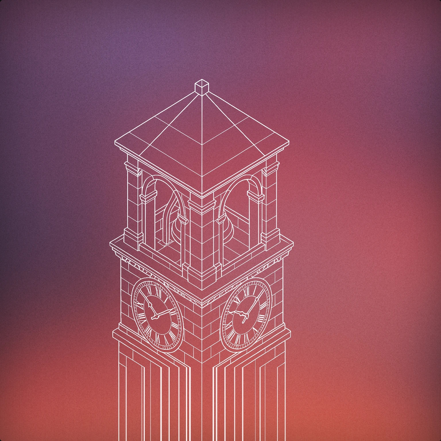 Cover of A clock tower with a large bell visible at the top for Town sound effects