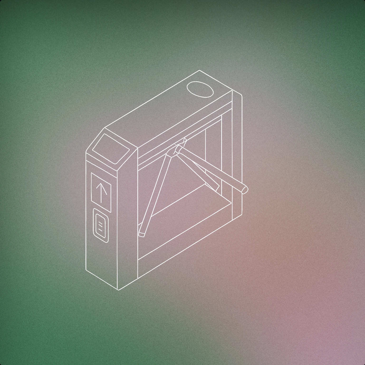 Cover of A subway turnstile gate for Pass sound effects