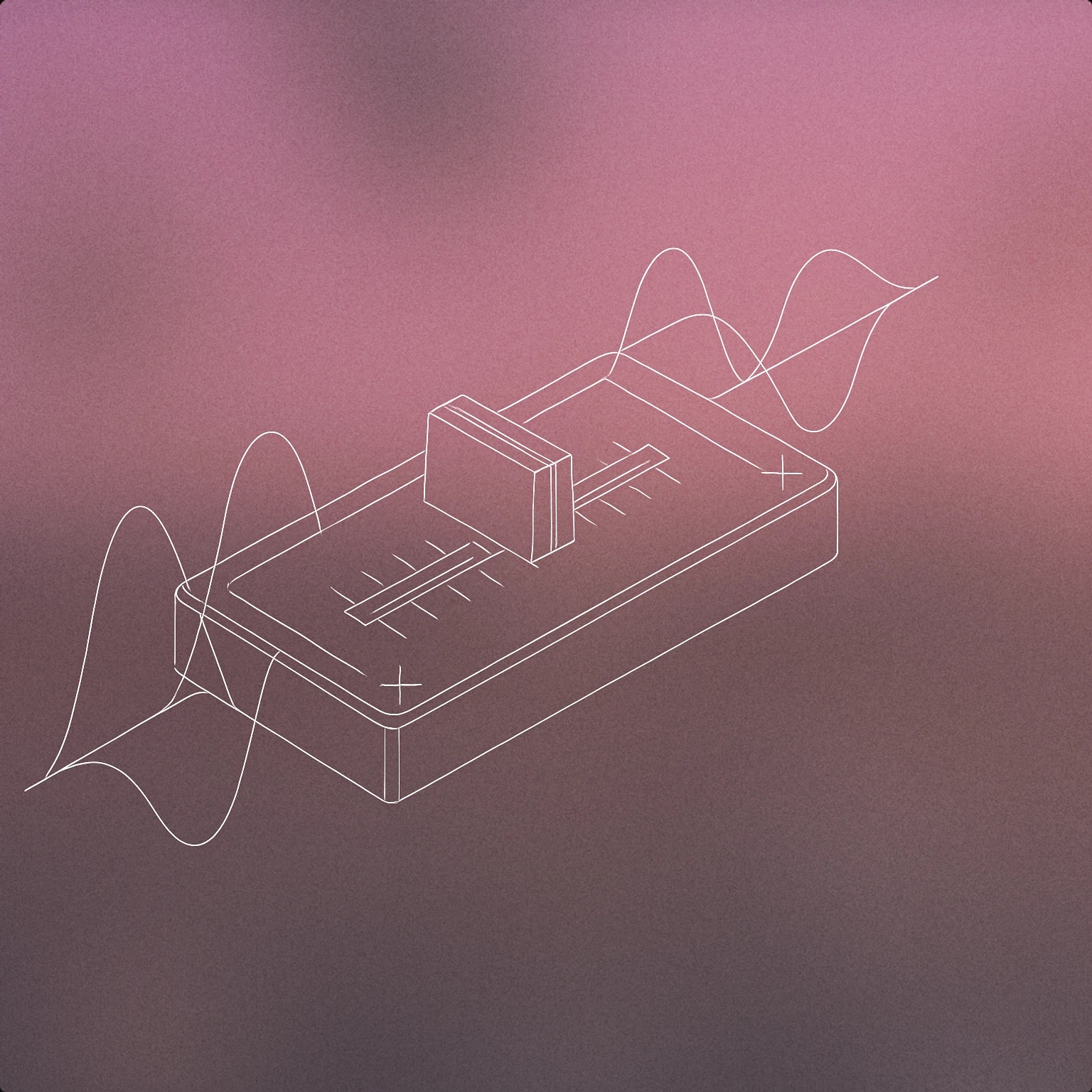 Cover of a crossfade slider with two overlapping waveforms on either side for Transition sound effects