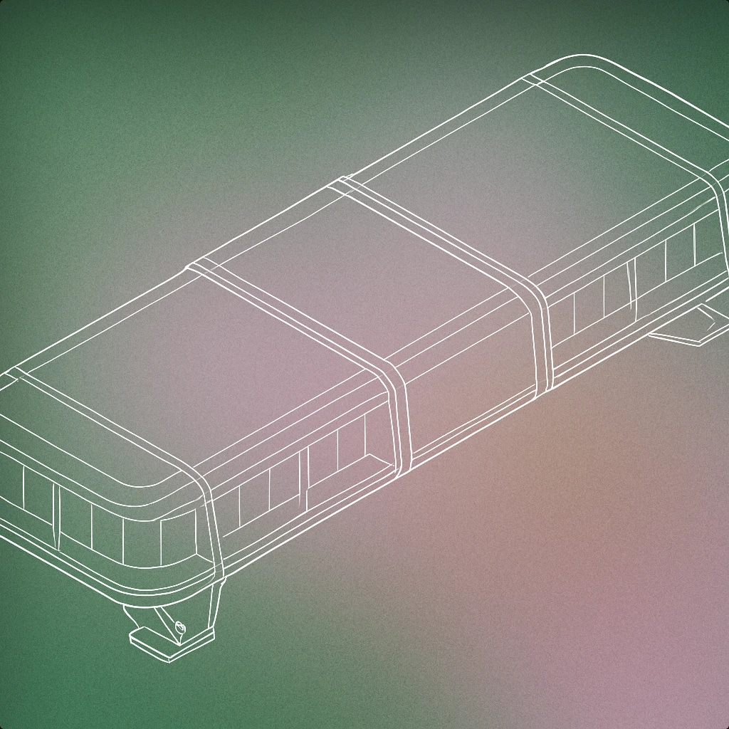 Cover of ambulance siren light bar for Ambulance sound effects