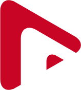A red and black stylized letter "F" logo.