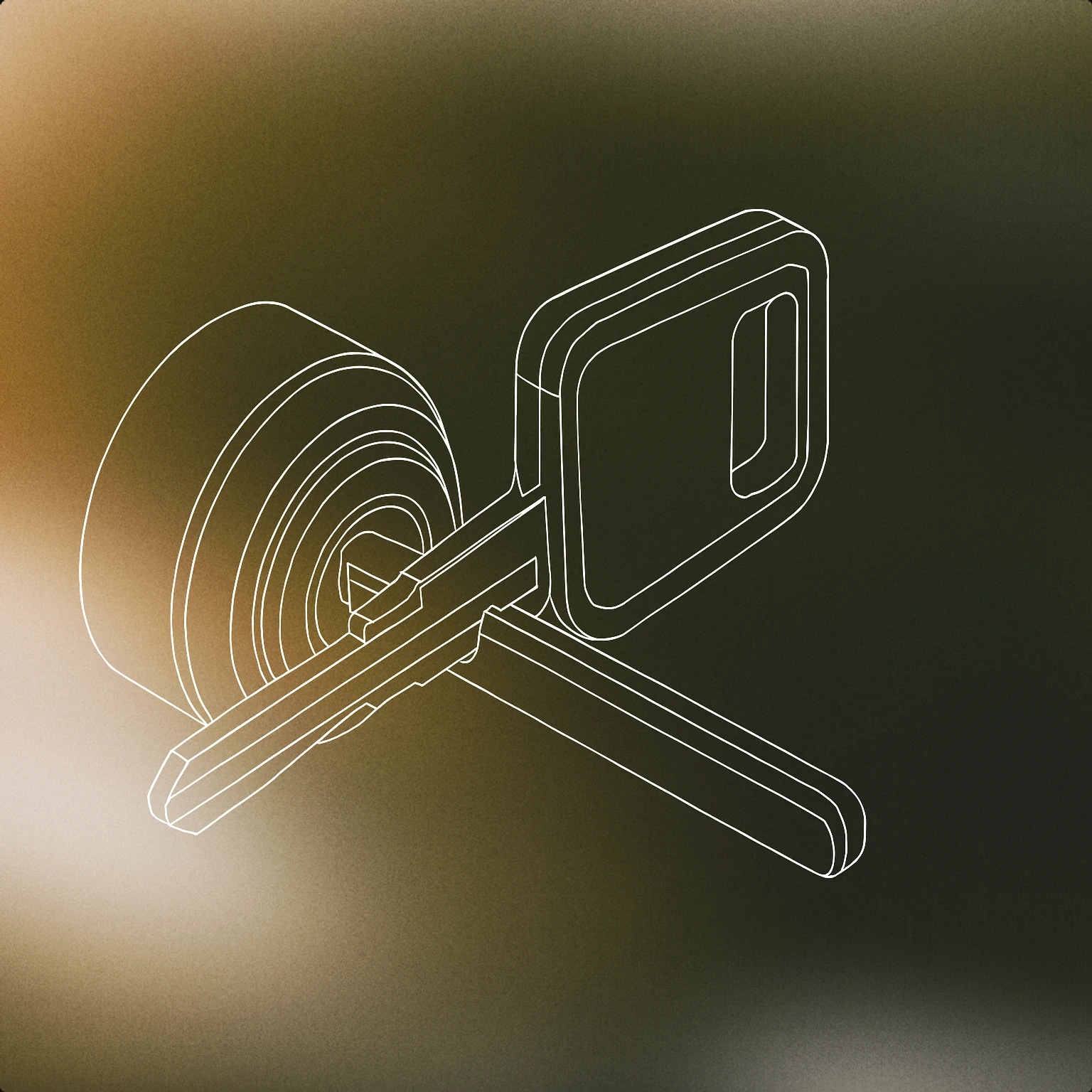 Cover of car ignition key turning in a modern ignition slot for Engine Startup sound effects