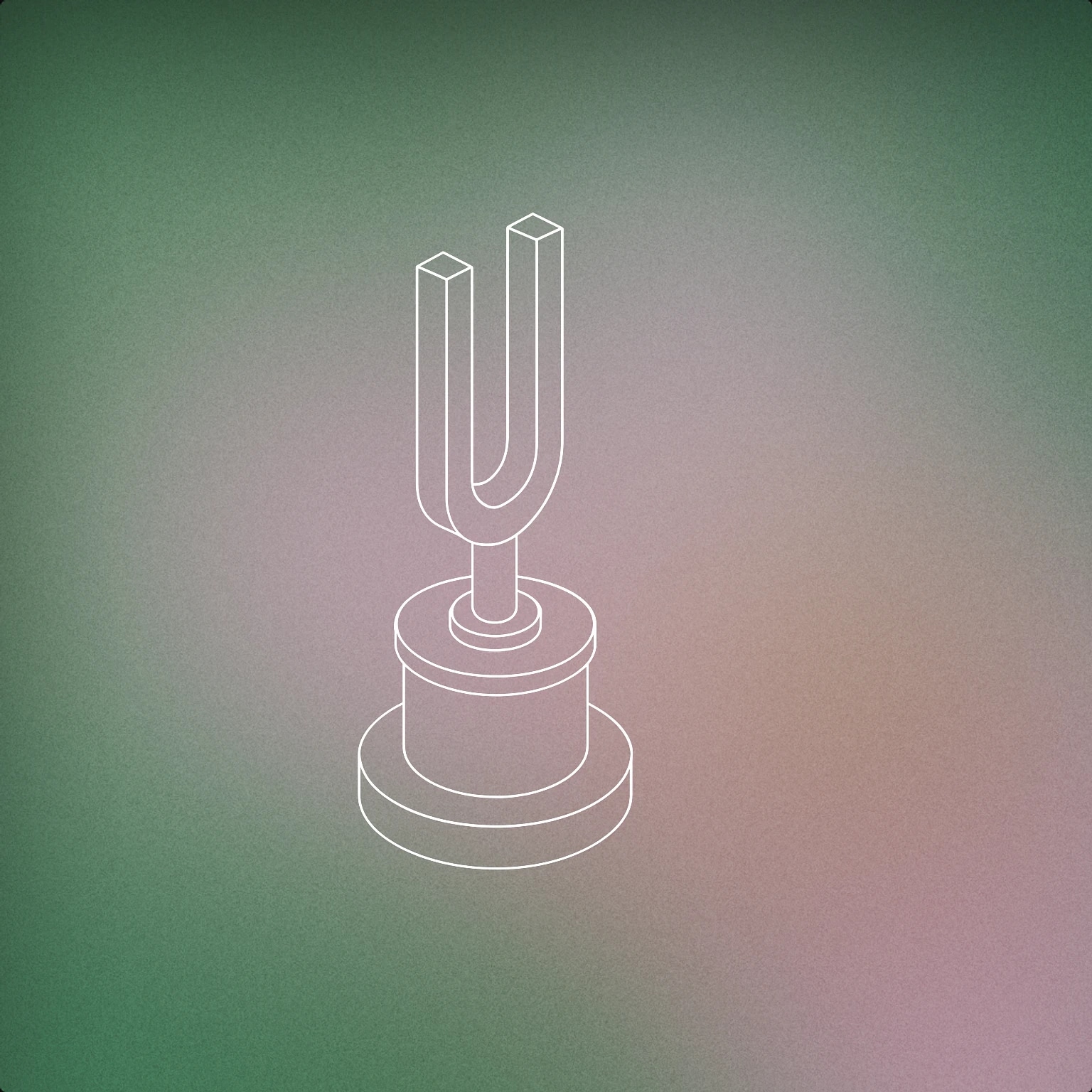 Cover of A stylized musical trophy shaped like a single, upright tuning fork mounted on a sleek cylindrical base for Gold sound effects