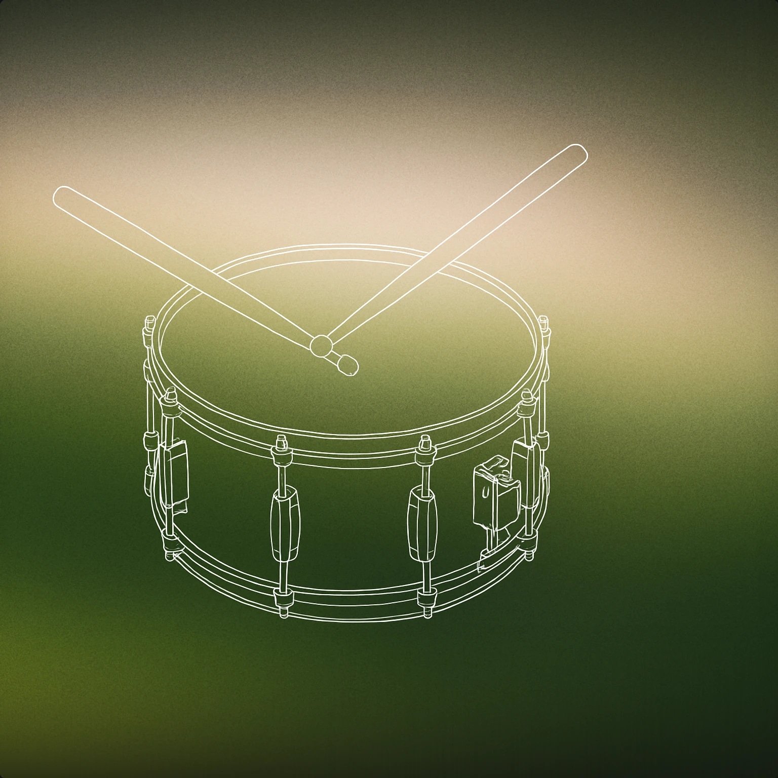 Cover of drumstick striking a snare drum for Attack sound effects