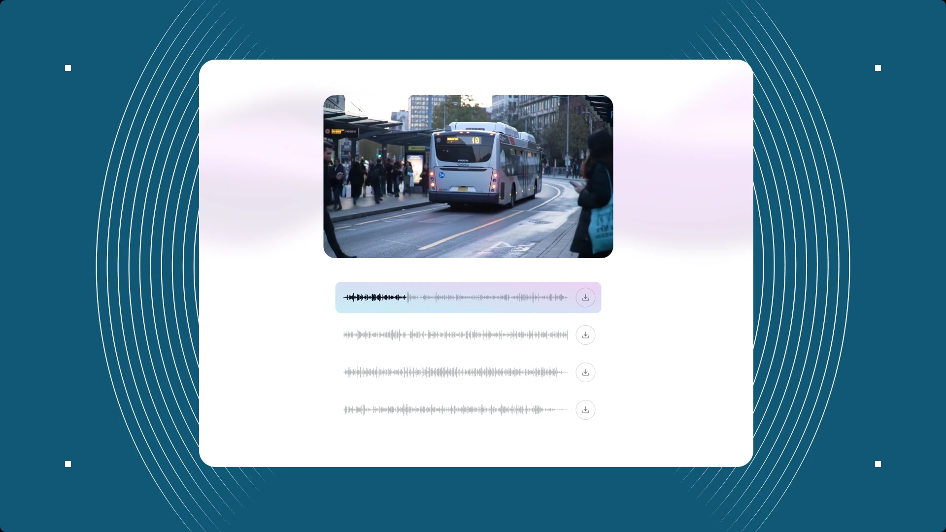 A city bus arriving at a bus stop with people waiting on the sidewalk.