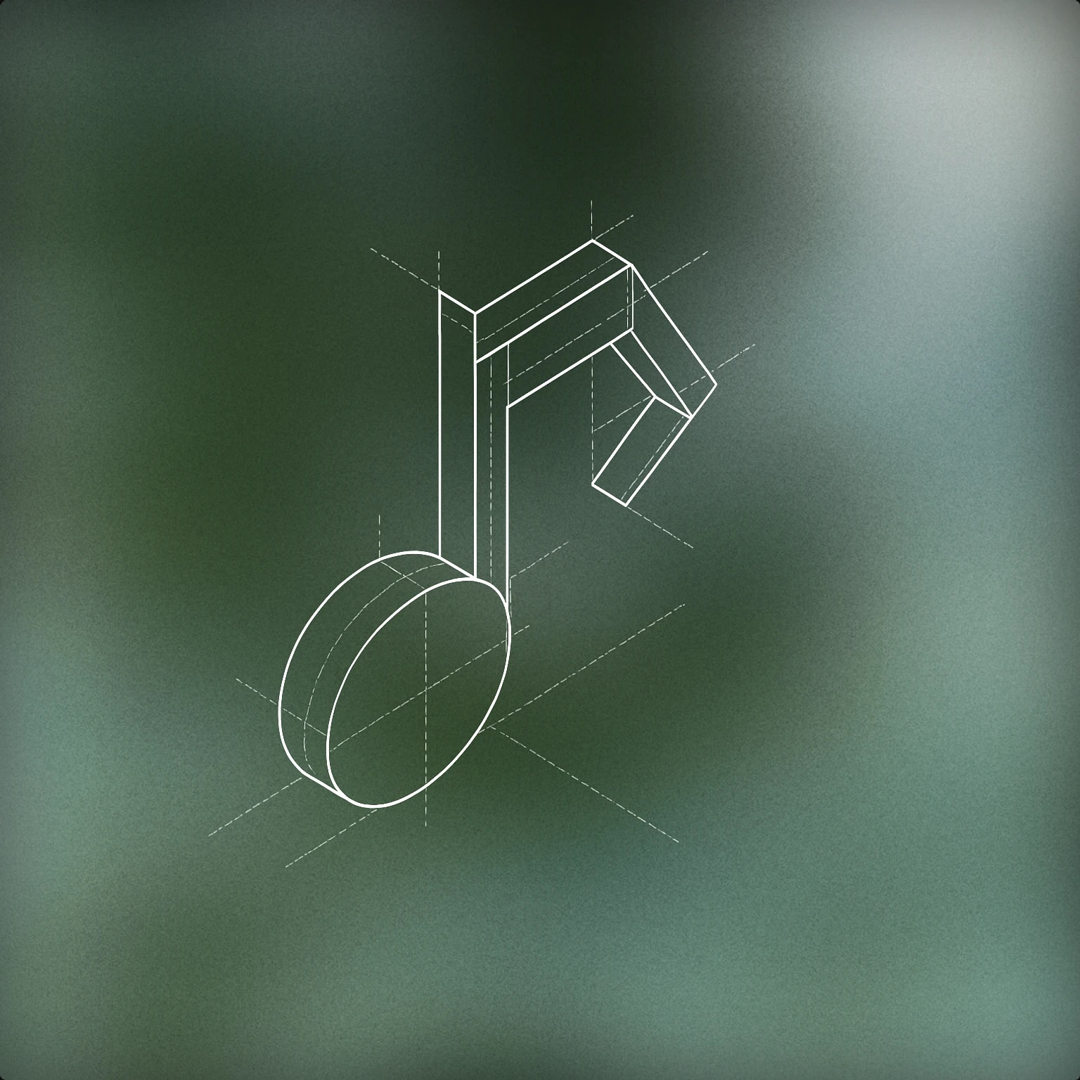 Cover of stylized musical note with a sharp bend at the tip for Hook sound effects