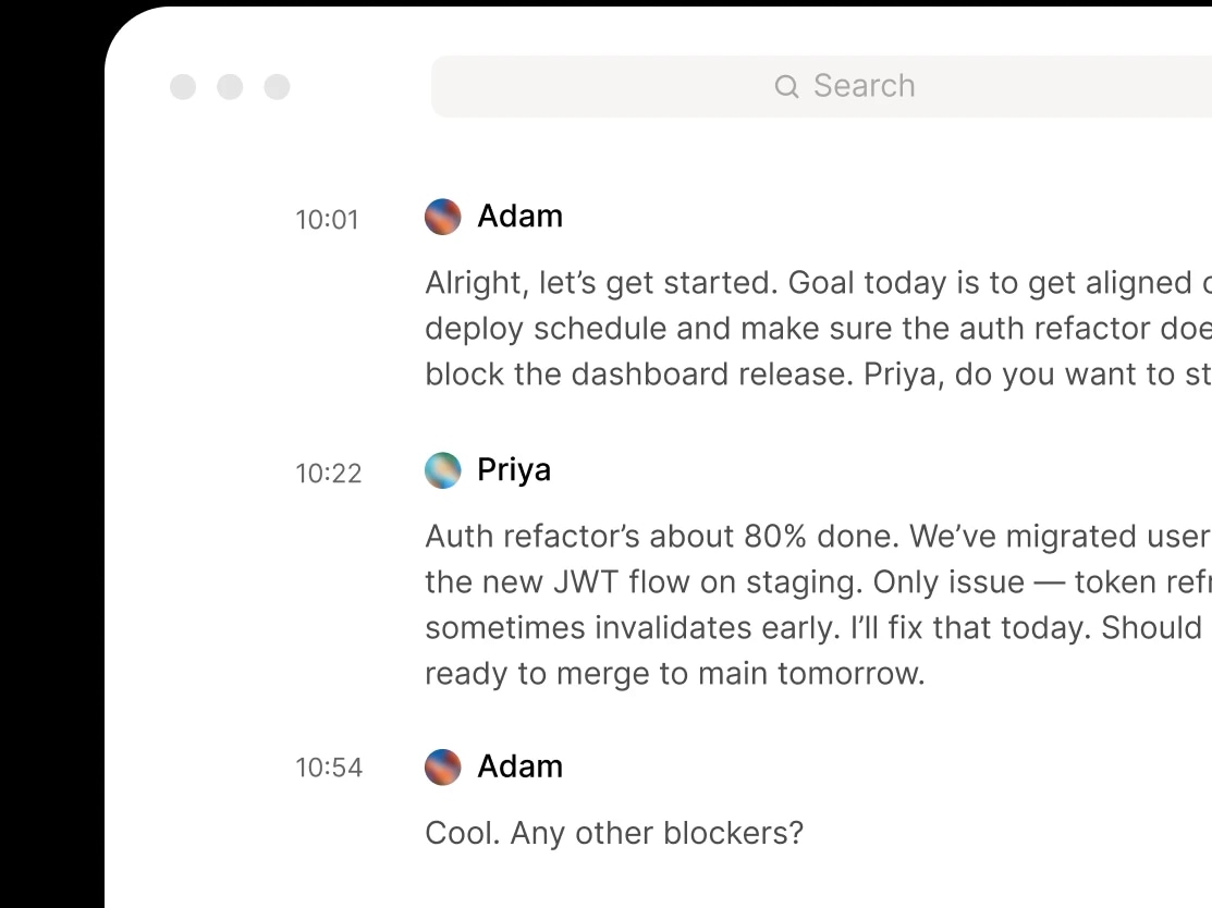 Editable transcripts