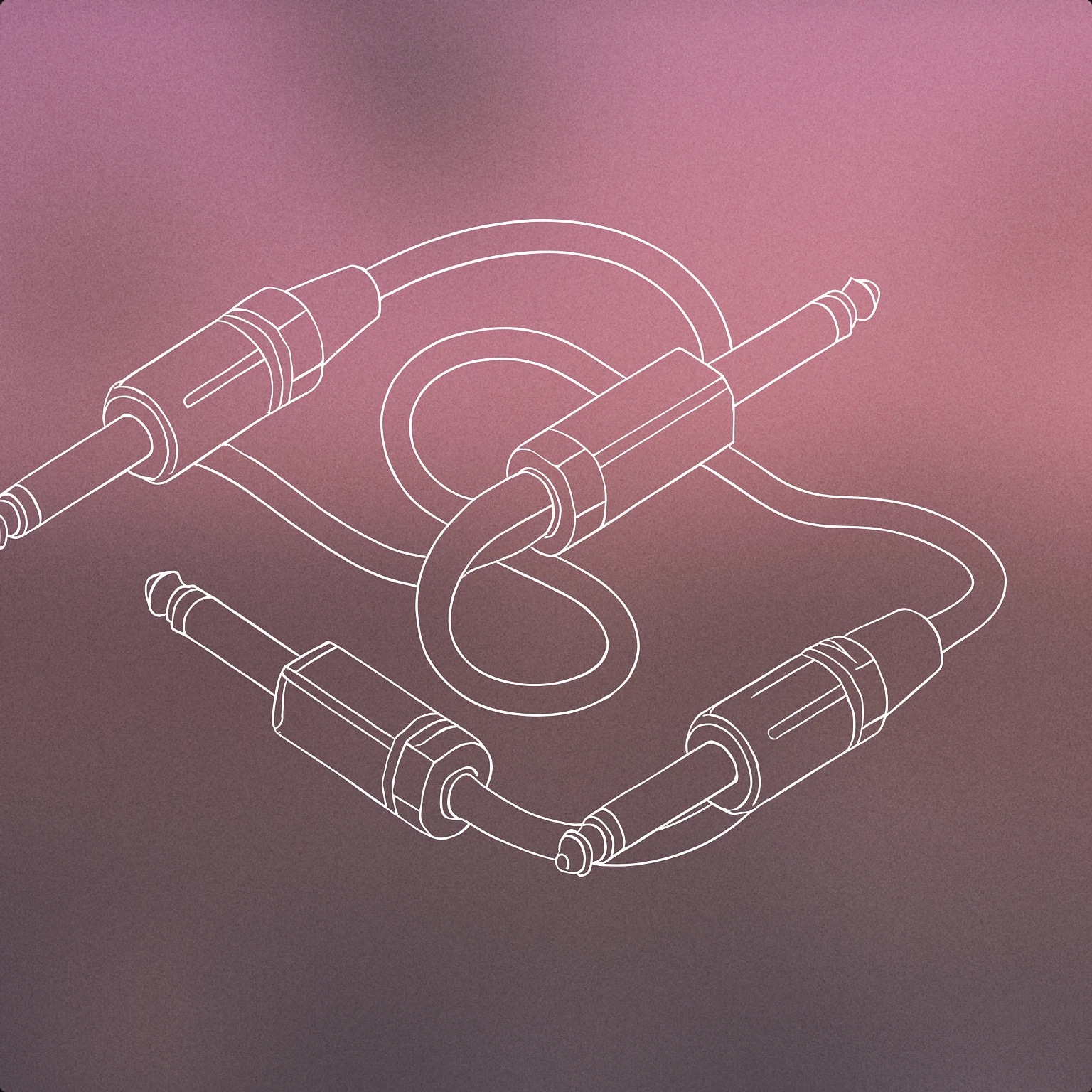 Cover of interlinked audio jacks forming a continuous loop for Chain sound effects